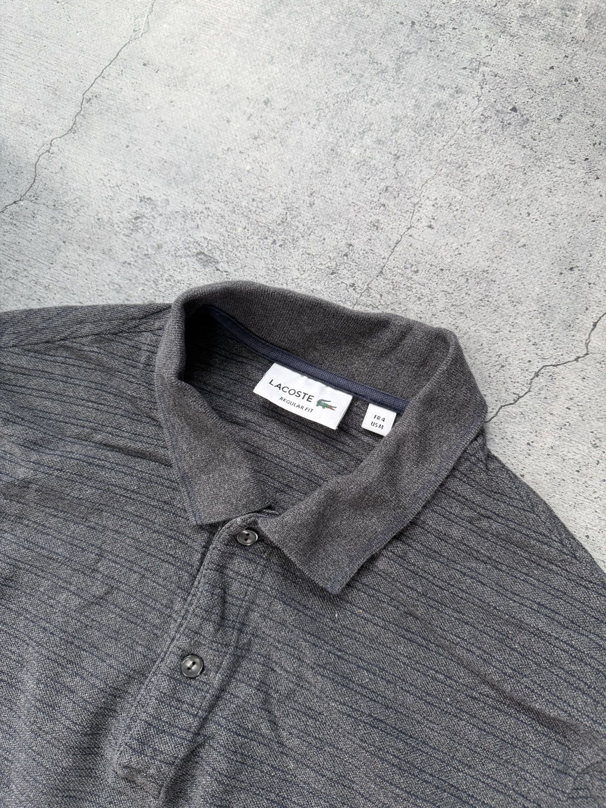 Lacoste Lacoste long sleeve polo brown taupe large/Mcasual Size US M / EU 48-50 / 2 - 4 Thumbnail