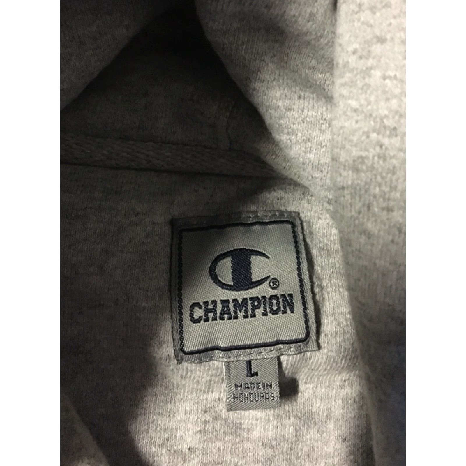 Champion VINTAGE Champion Hoodie L Black Spread Your Wings Mens 90s Grunge Sports Logo USA Baseball Football School University Size US L / EU 52-54 / 3 - 6 Thumbnail
