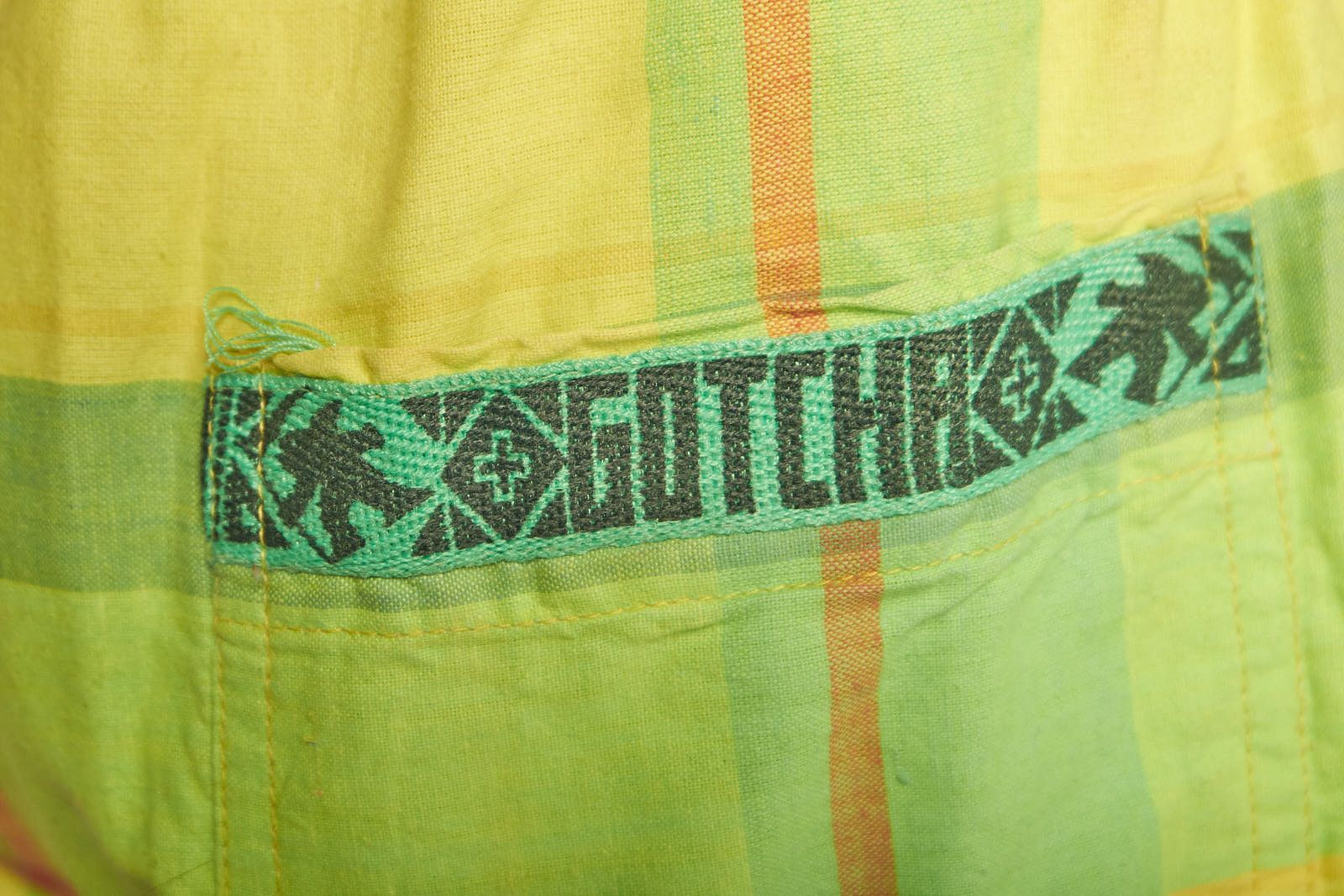Gotcha 1990s Yellow Plaid Gotcha Surf Board Shorts Deadstock Size US 28 / EU 44 - 5 Thumbnail