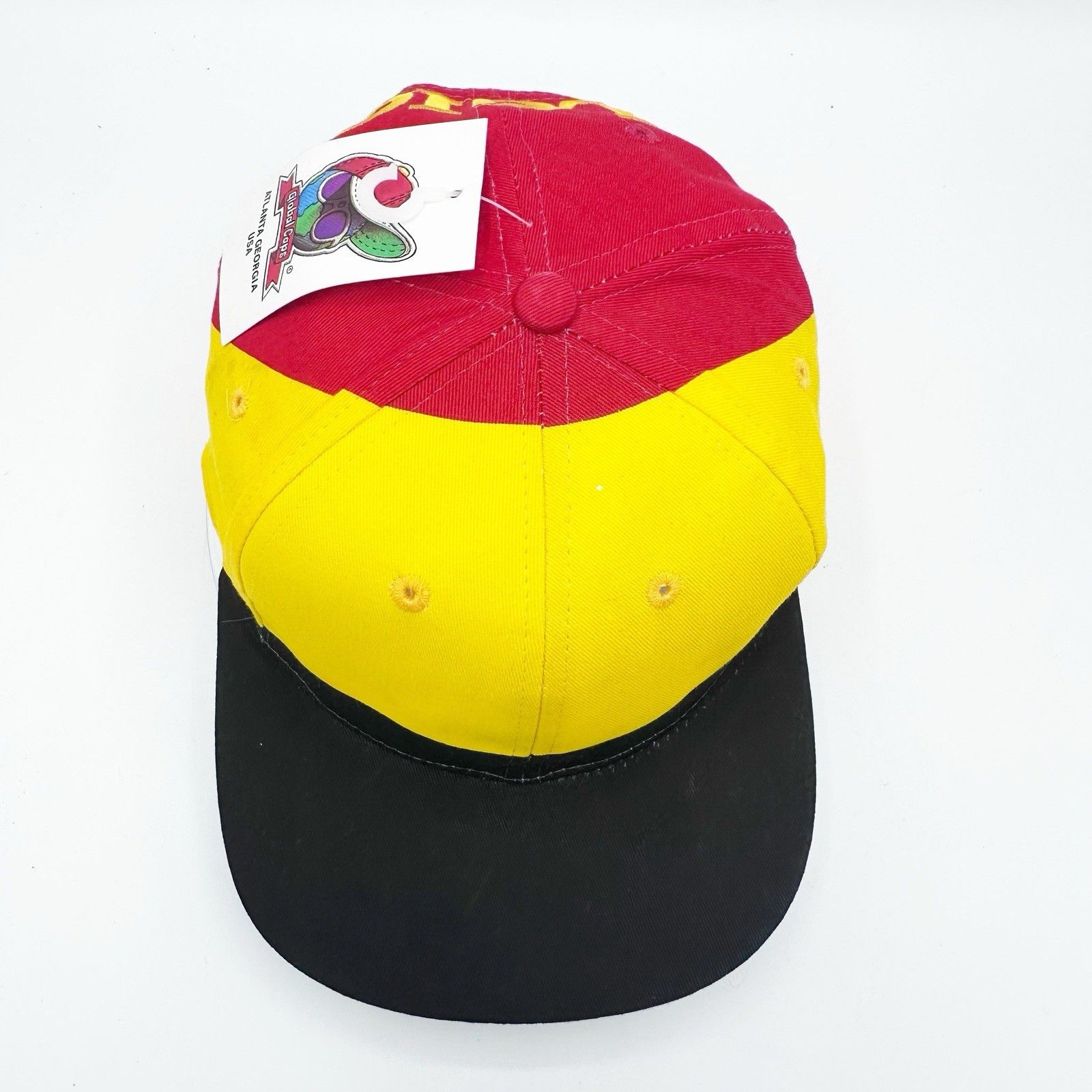 Vintage Vintage 1994 BELGIUM Flag Belgique Snapback Hat World Cup Size ONE SIZE - 6 Thumbnail