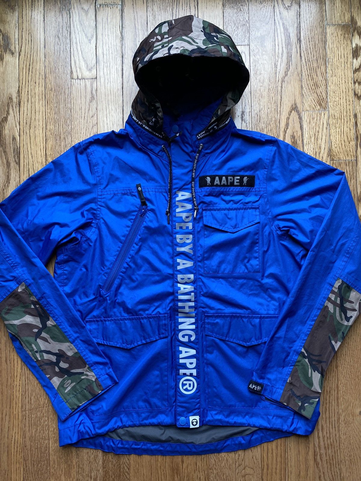Aape by A Bathing Ape Camo Windbreaker Jacket