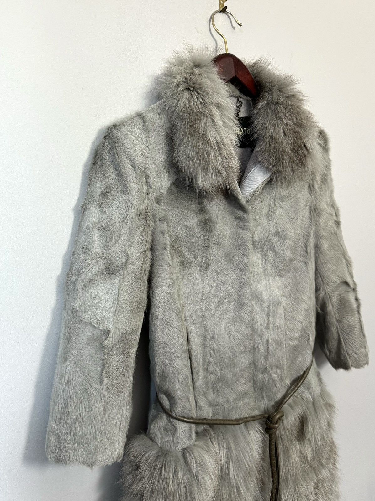 Giorgio Brato Giorgio Brato Goat / Fox Fur Coat Jacket Women’s Size M / US 6-8 / IT 42-44 - 6 Thumbnail