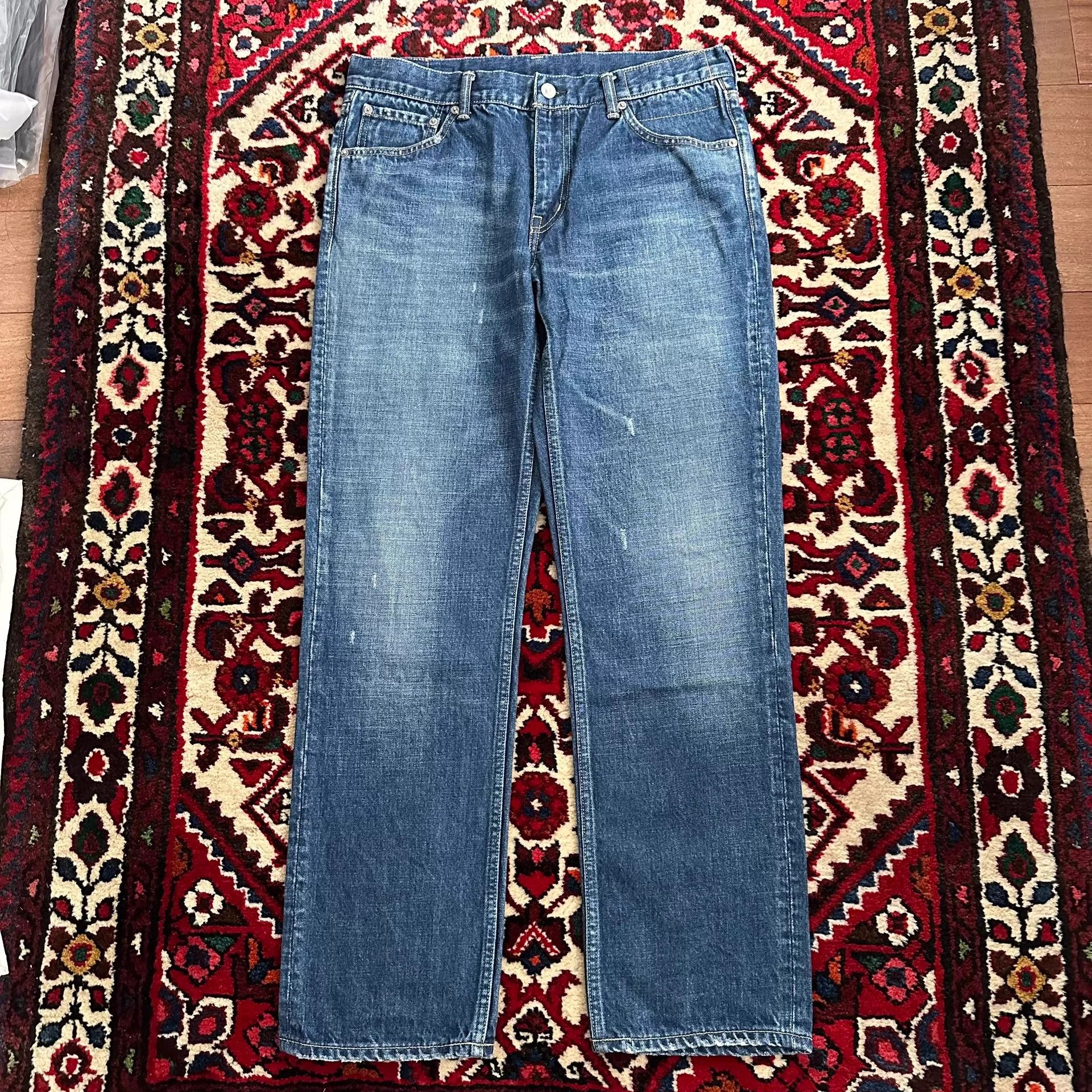 Visvim visvim 18SS 03D5 Washed Denim Jeans W34L30 Size US 34 / EU 50 - 1 Thumbnail