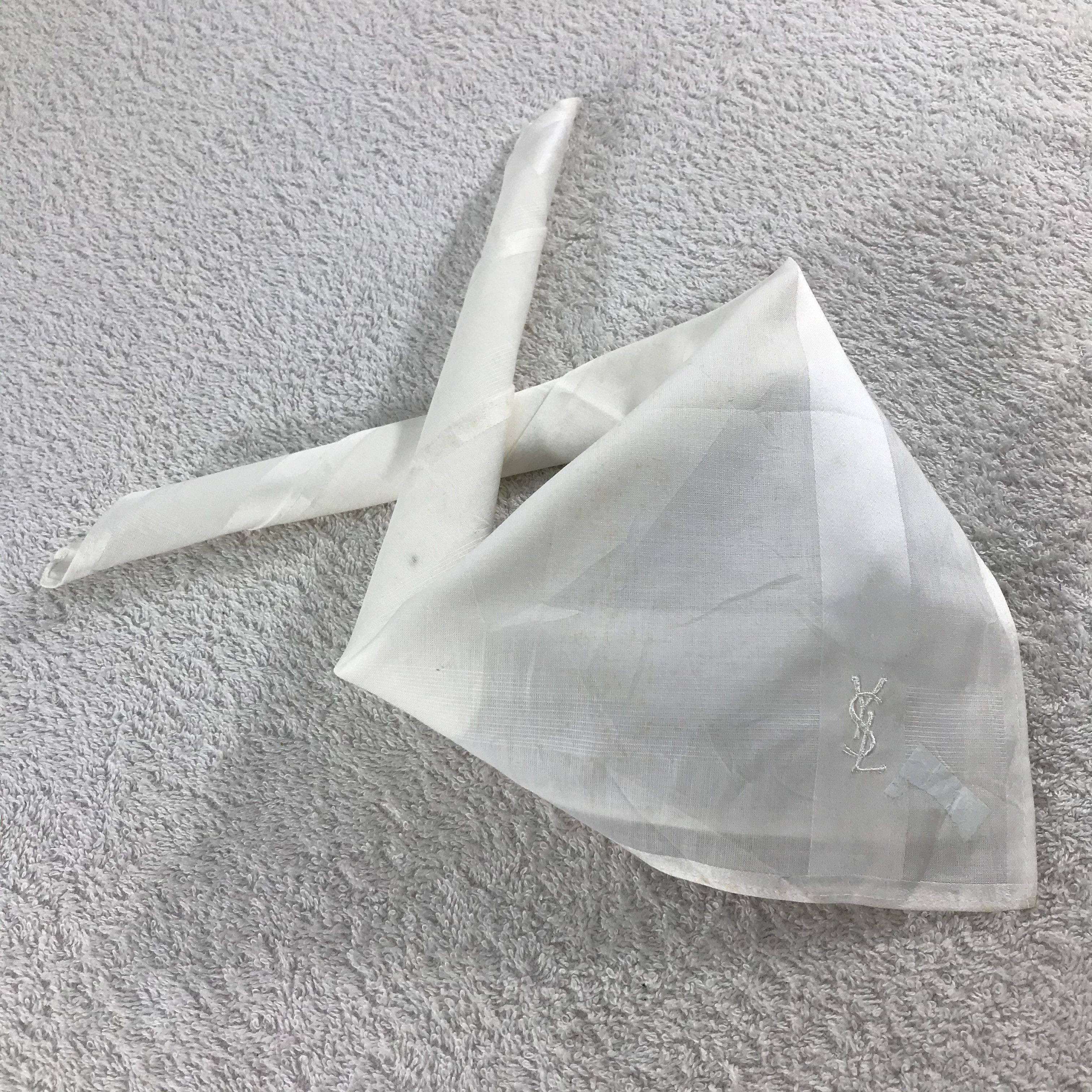 Vintage × Yves Saint Laurent Yves Saint Laurent Bandana / Handkerchief /Neckerchief -S219 Size ONE SIZE - 4 Thumbnail