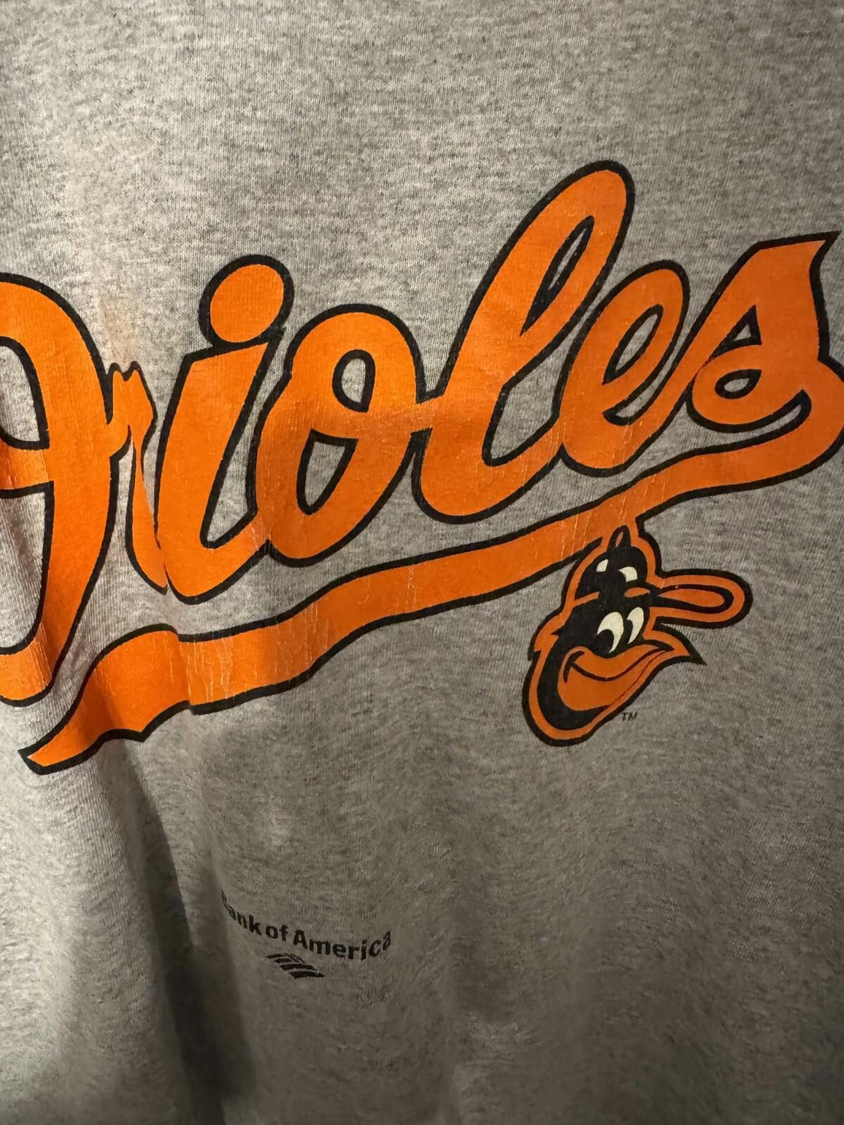 Other Baltimore Orioles Gray Distressed S/S tee shirt Men size XL Size ONE SIZE - 3 Thumbnail