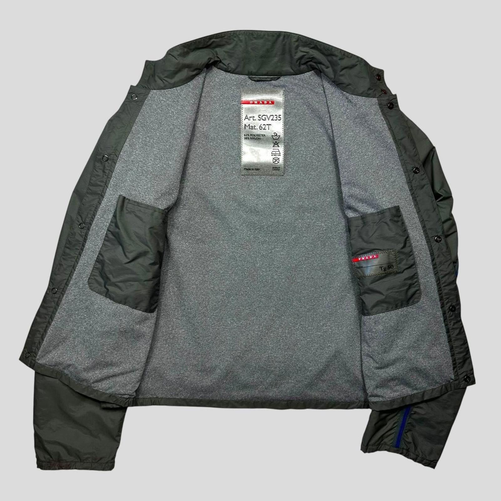 Prada Prada Sport SS00 Gel Seam Nylon Cropped Jacket - IT50 (M) Size US M / EU 48-50 / 2 - 6 Thumbnail