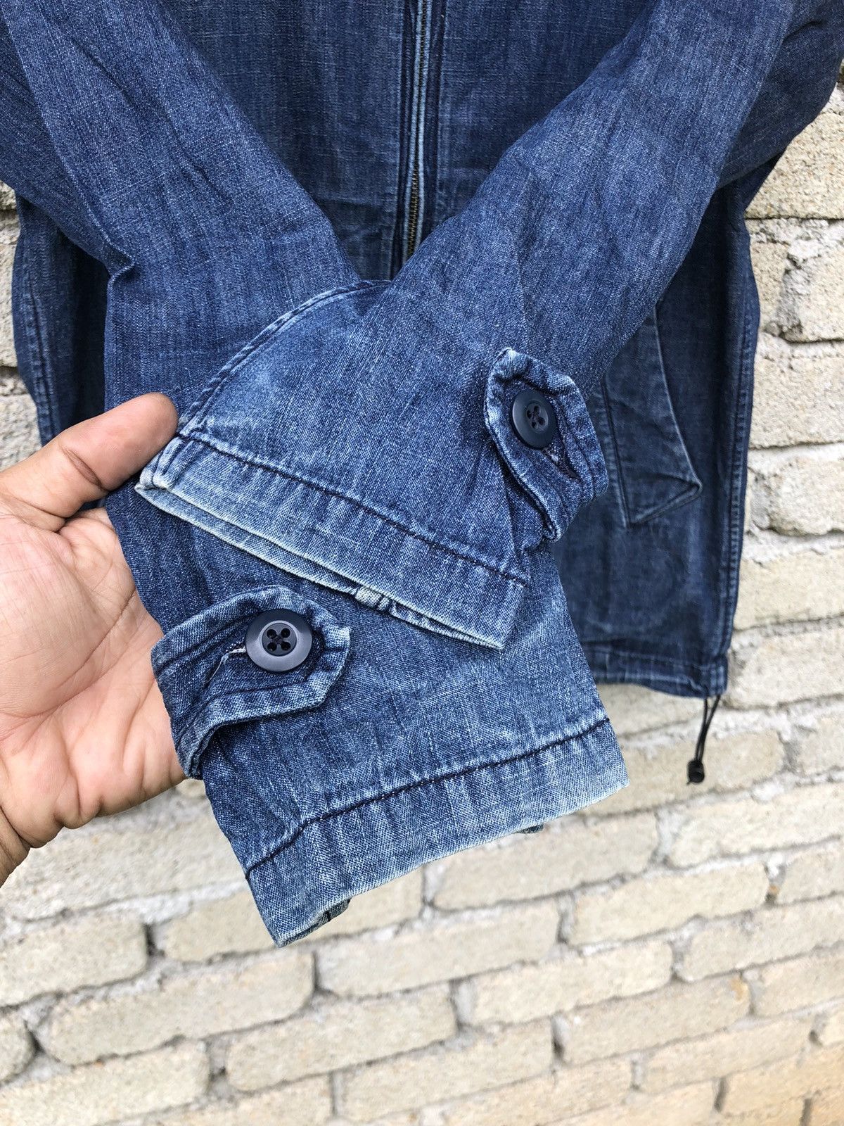 Vintage Vintage Japanese Brands Global Work Fullzipper Denim Jacket Size US L / EU 52-54 / 3 - 9 Thumbnail