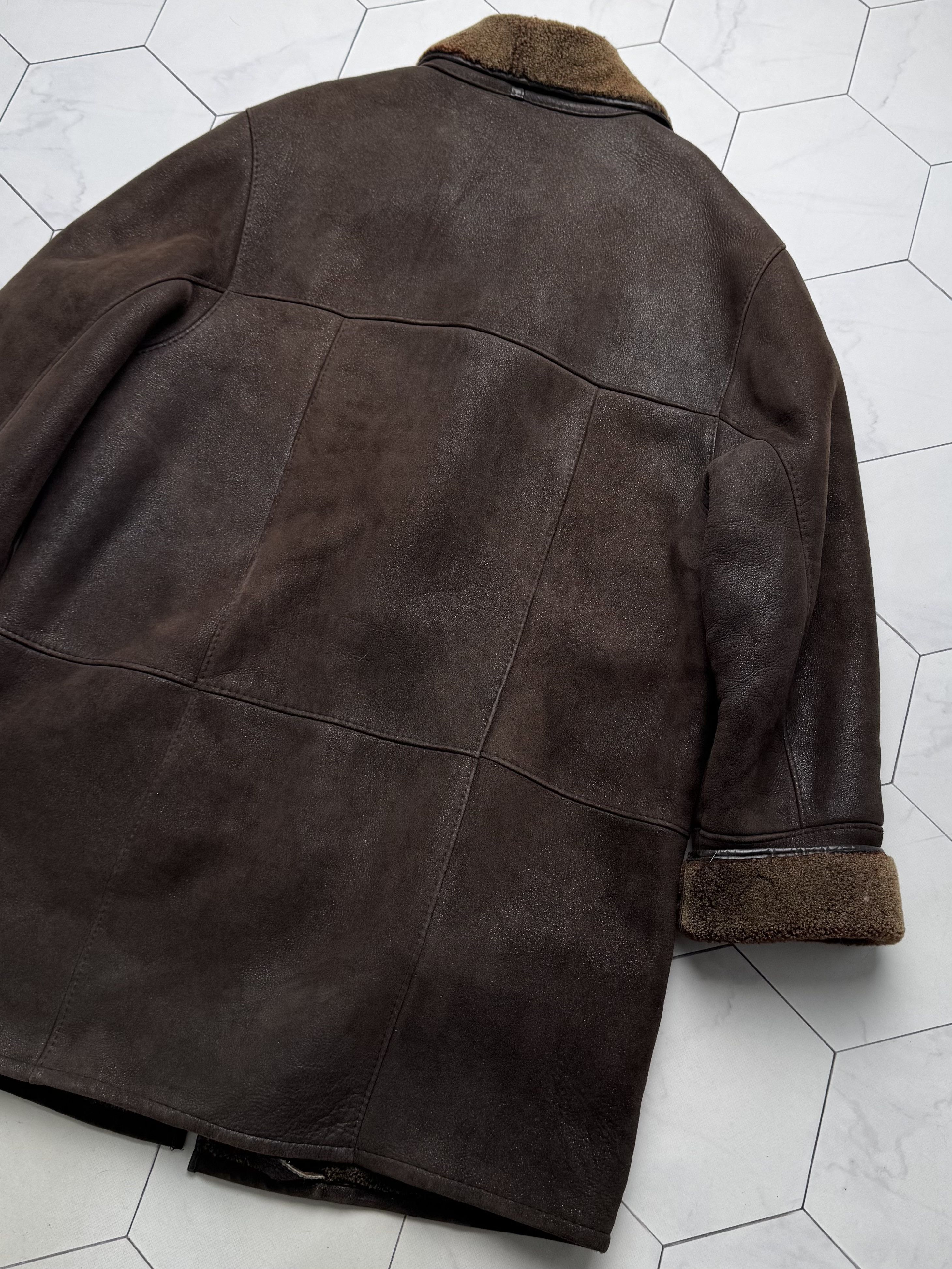 Vintage Vintage Real Sheepskin Coat(B409)E2D15 Size US XXL / EU 58 / 5 - 17 Thumbnail
