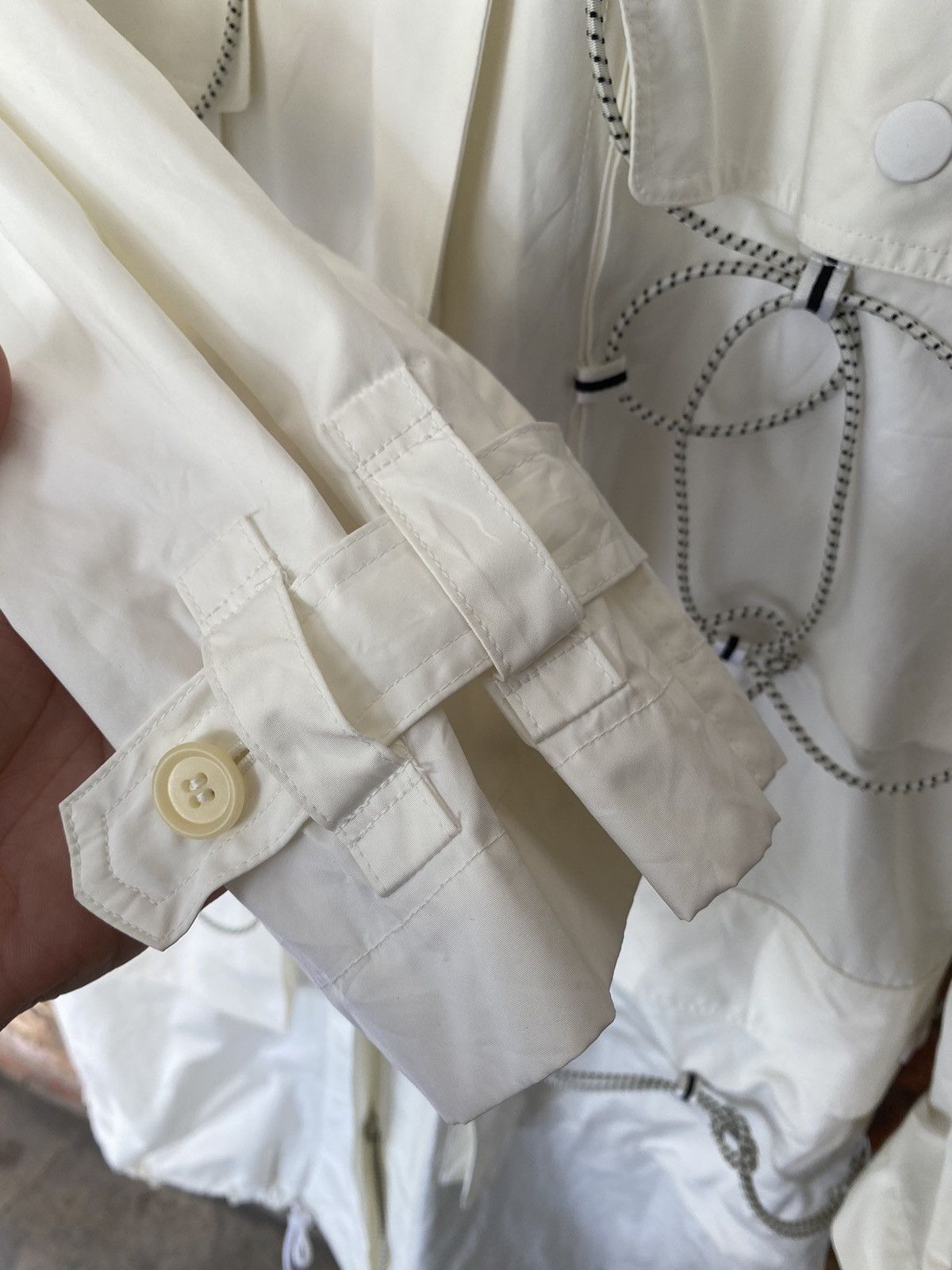 Issey Miyake SS04 ISSEY MIYAKE Bungee Cord Long Raincoat Size US M / EU 48-50 / 2 - 14 Thumbnail