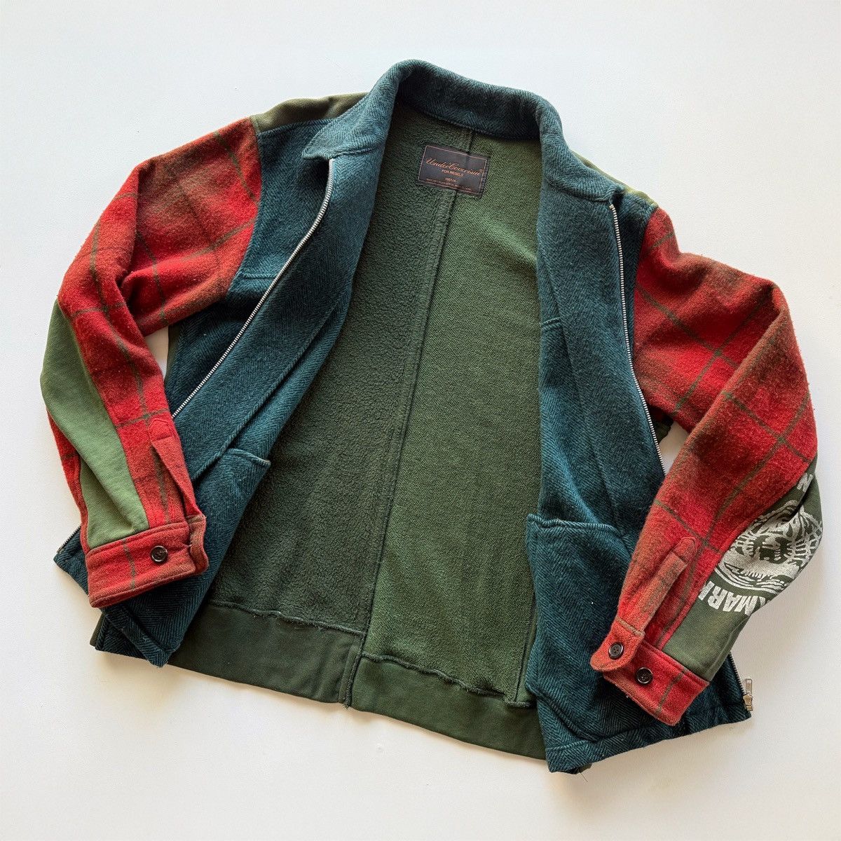 Undercover AW03 Paper Doll Hybrid Reconstructed Wool Jacket Size US M / EU 48-50 / 2 - 5 Thumbnail
