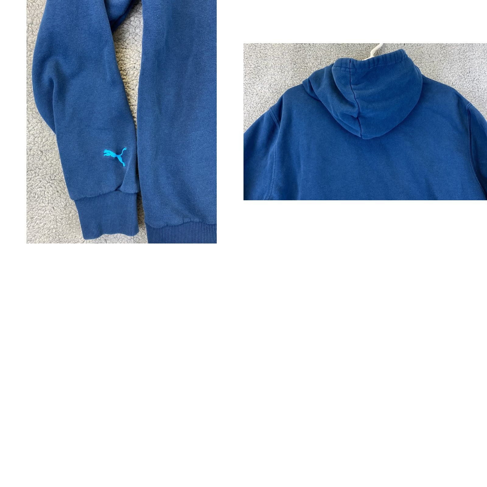 Puma PUMA Hoodie Mens Size M Turquoise Crew Neck Pullover Sweatshirt Long Sleeve Casual Modern Classic Fit Size US M / EU 48-50 / 2 - 8 Thumbnail