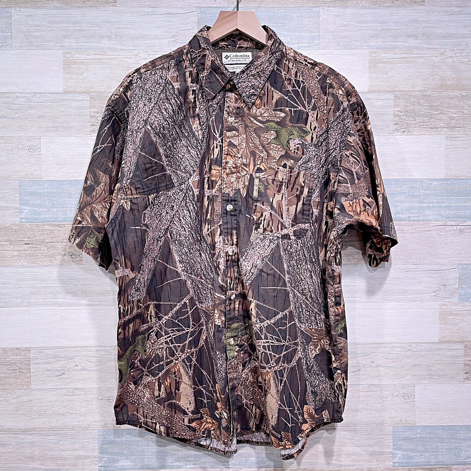 Columbia Columbia PFG Camo Print Hunting Fishing Shirt Mens Medium Size US M / EU 48-50 / 2 - 1 Thumbnail