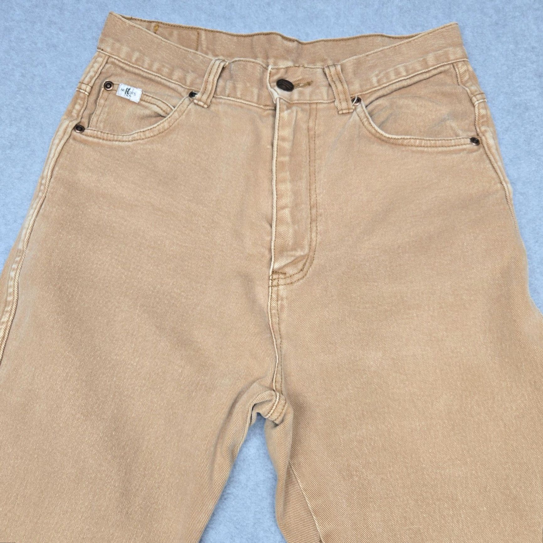 Vintage VINTAGE Miller's Jeans Mens 32x31 Tan Western Stretch Denim Cowboy Pants 90s USA Brown Slim Straight Denim Cowboy Male Mens Size US 29 - 2 Thumbnail