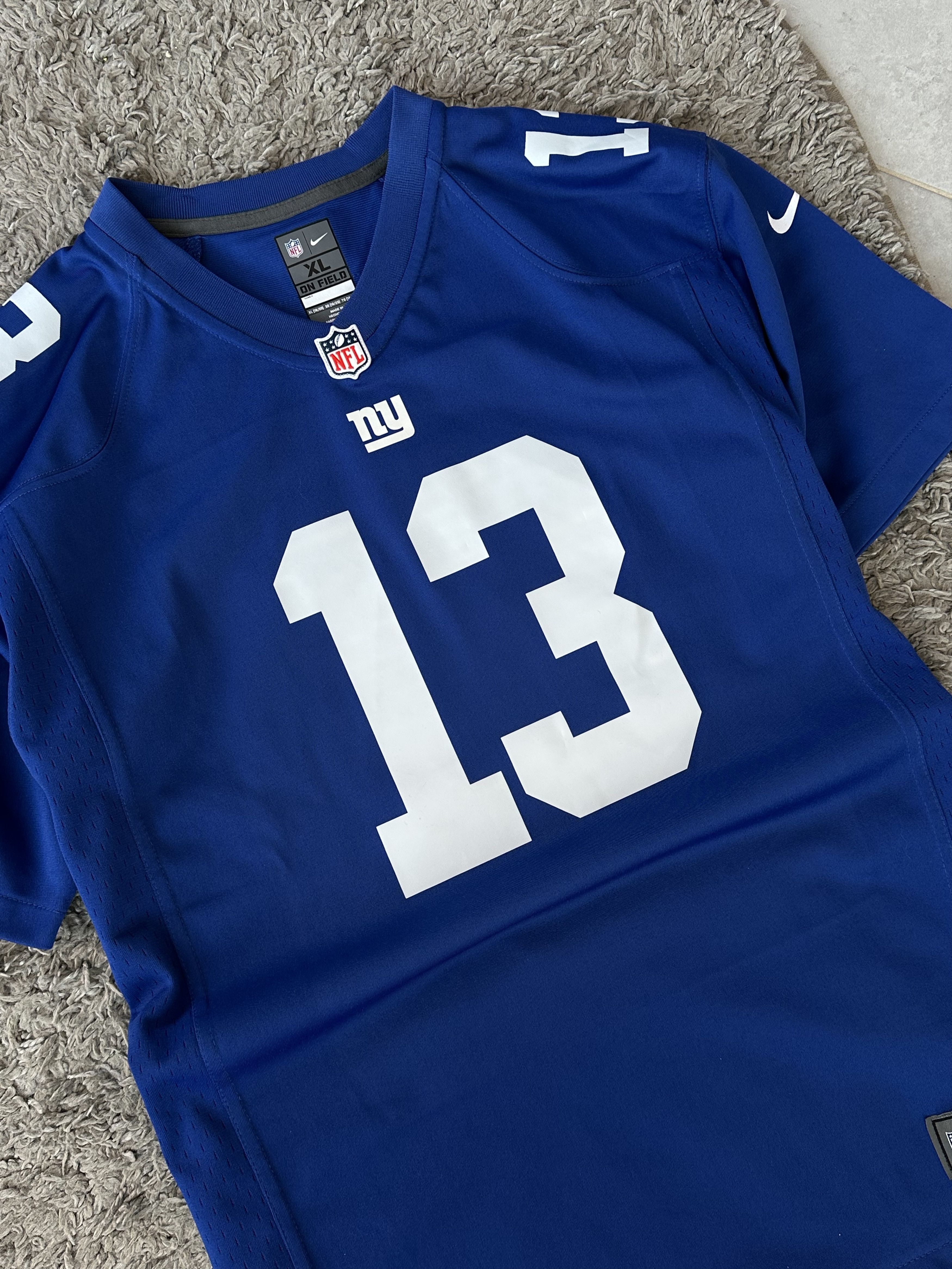 Nike VGC NFL Nike On Field NY Size XL V-Neck - Color Blue Size US XL / EU 56 / 4 - 3 Thumbnail