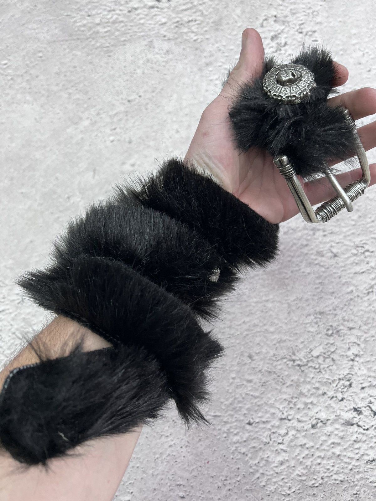 Hysteric Glamour Mink 2000s METAL Y2K legrandeblue fur mohair STYLE belt Size ONE SIZE - 1 Thumbnail
