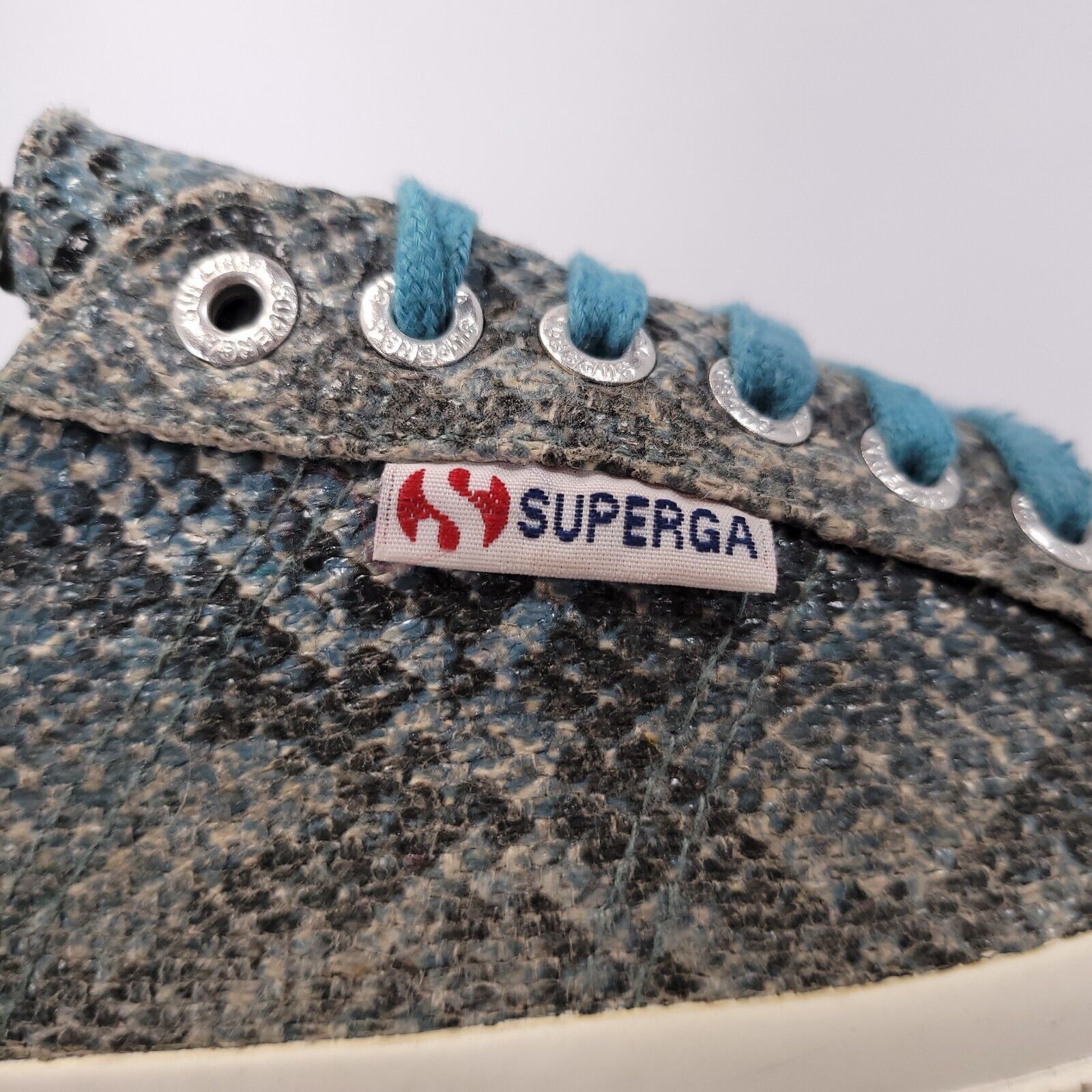 Superga Superga Sneaker Shoes Womens Size 10.5 41 Gray Snake Skin Size US 10.5 / IT 40.5 - 8 Thumbnail