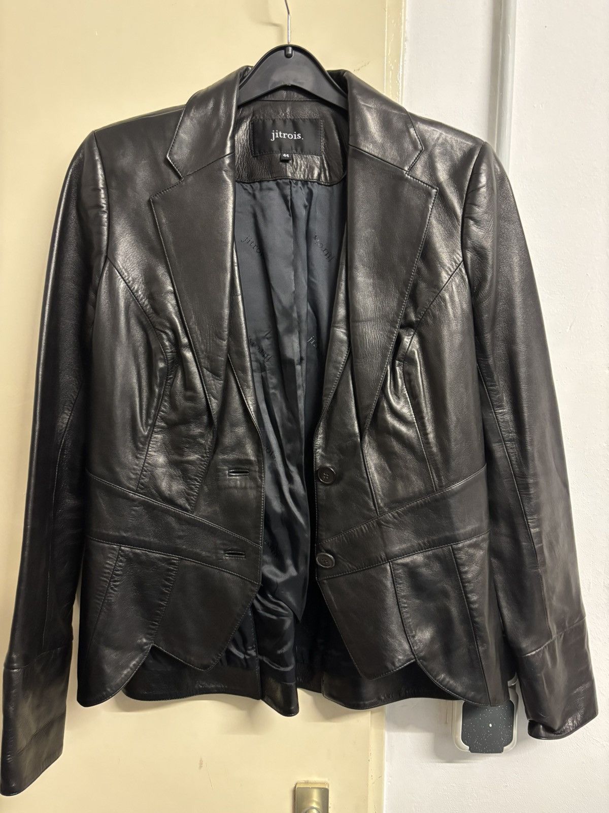 Jitrois Jitrois Leather Blazer Size M / US 6-8 / IT 42-44 - 2 Thumbnail