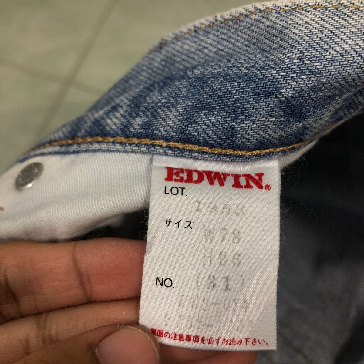 Edwin 🔥Vintage Denim Jeans Edwin Us Classic Biker Wear Size US 30 / EU 46 - 24 Thumbnail