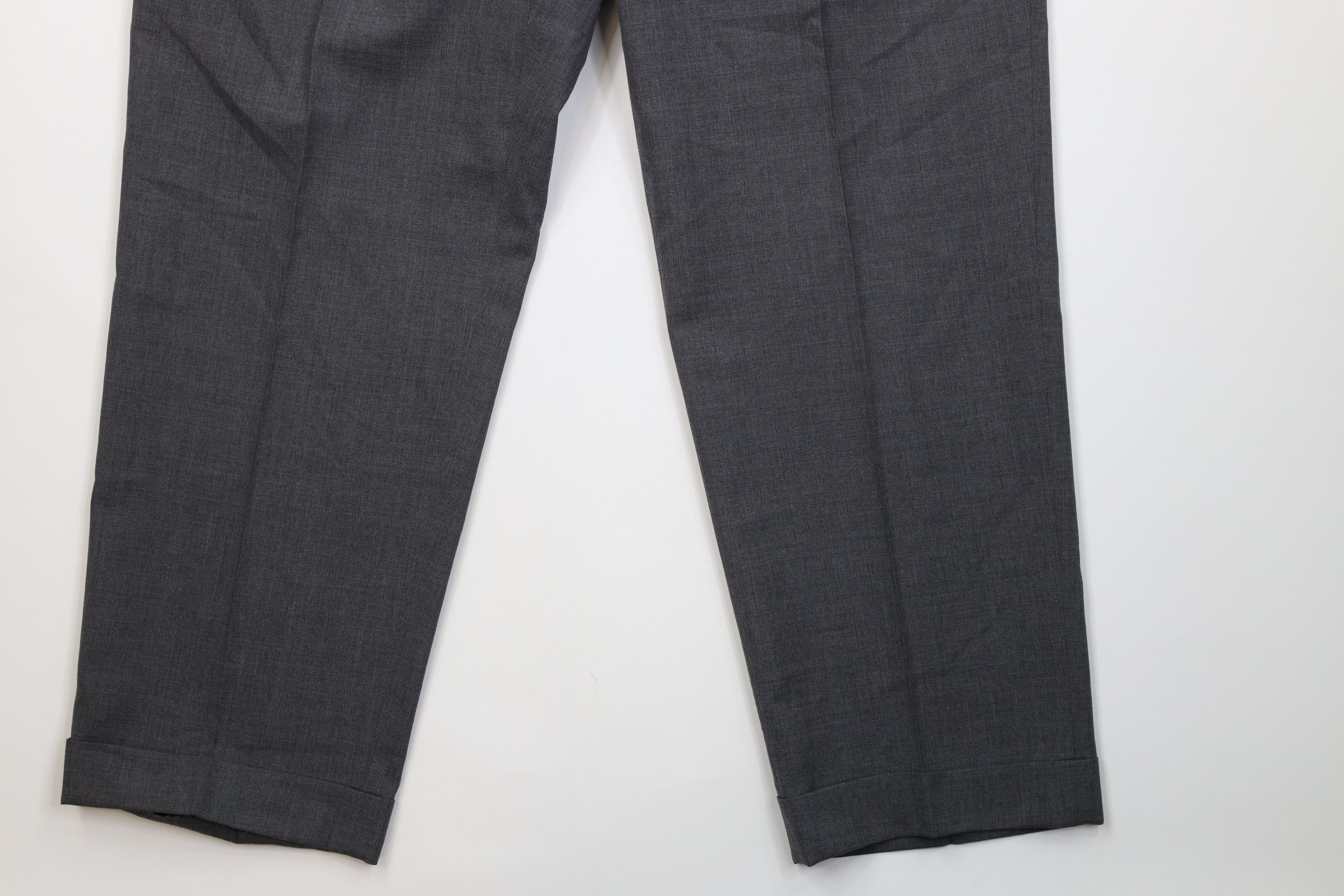 Vintage Vintage 90s Streetwear Pleated Wide Leg Chino Pants Gray USA Size US 36 / EU 52 - 5 Thumbnail