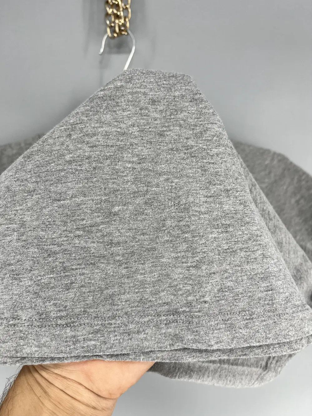 Valentino Valentino Grey Cotton Embroidered Embellished Round Neck Size US S / EU 44-46 / 1 - 8 Thumbnail