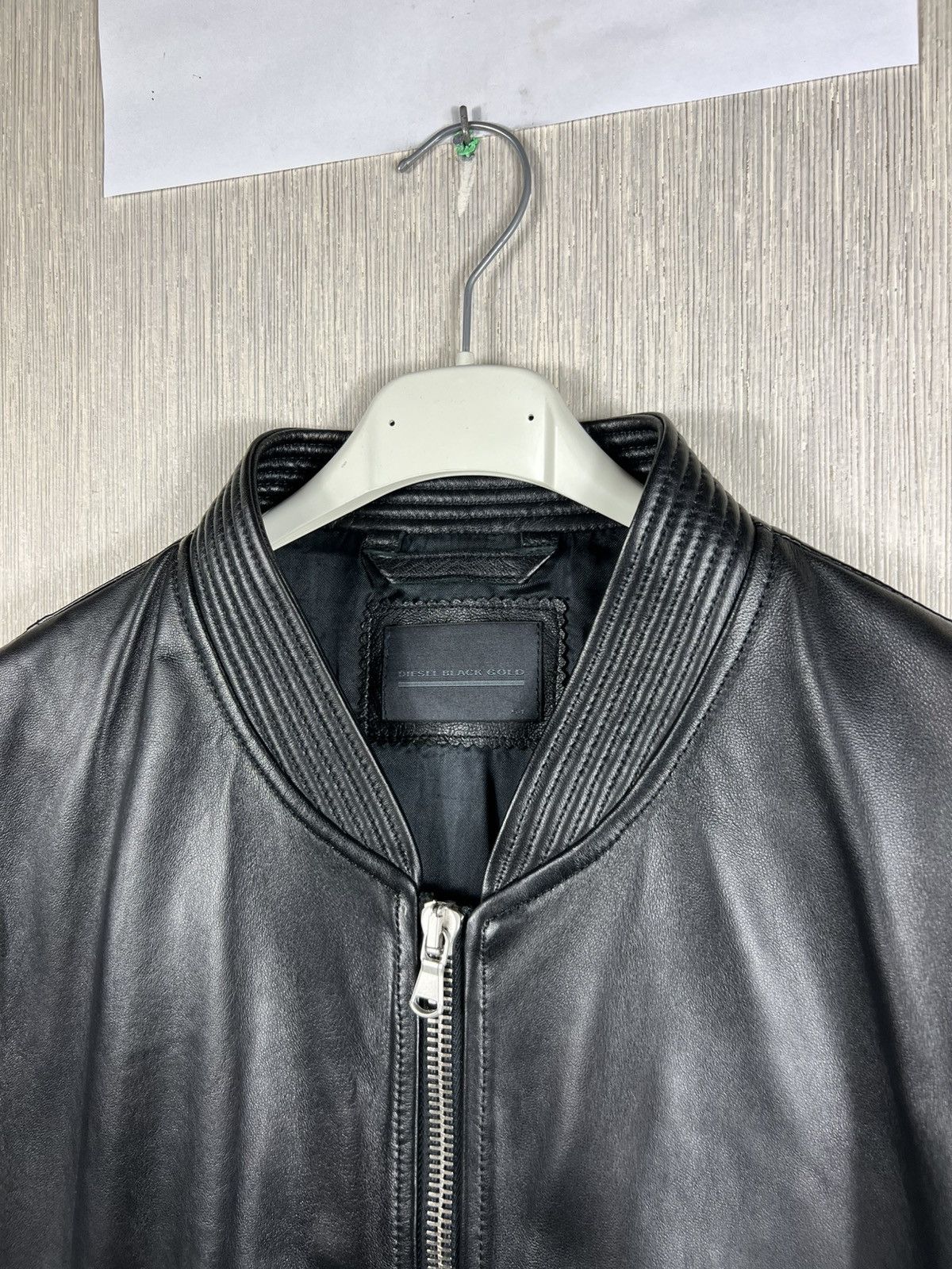 Diesel Black Gold Diesel Black Gold lambskin leather 5 zip jacket luxury Size US L / EU 52-54 / 3 - 6 Thumbnail