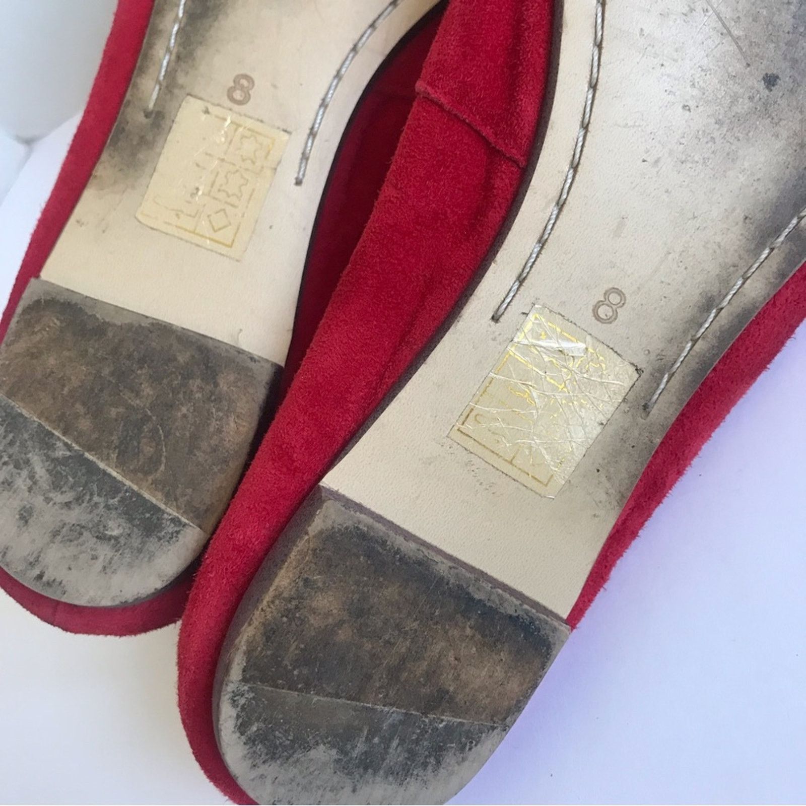 Jeffrey Campbell Jeffrey Campbell Suede Flats US 7.5 🎈 Red Size US 7.5 / IT 37.5 - 8 Thumbnail