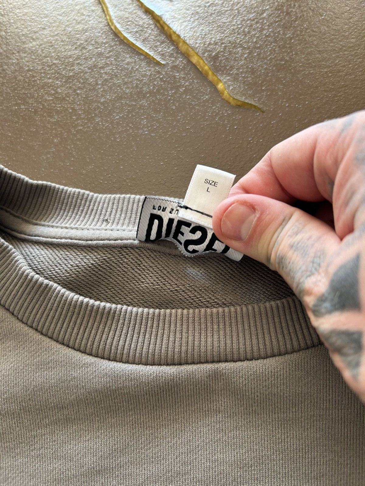 Diesel Diesel Spellout Logo Sweater Size US L / EU 52-54 / 3 - 4 Thumbnail