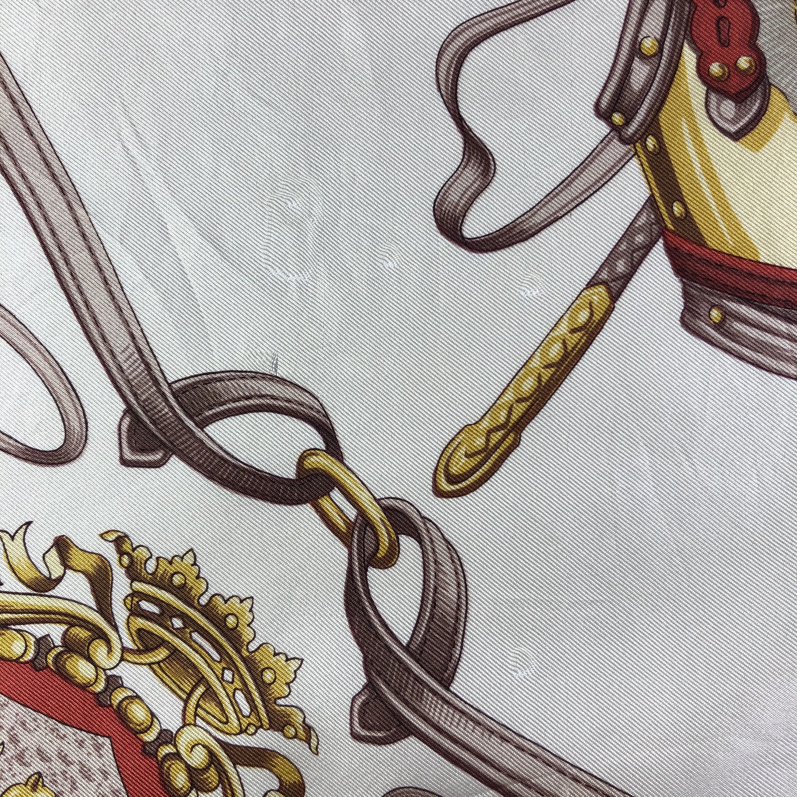 Vintage Vintage La Chantelaine Silk Scarf Size ONE SIZE - 7 Thumbnail