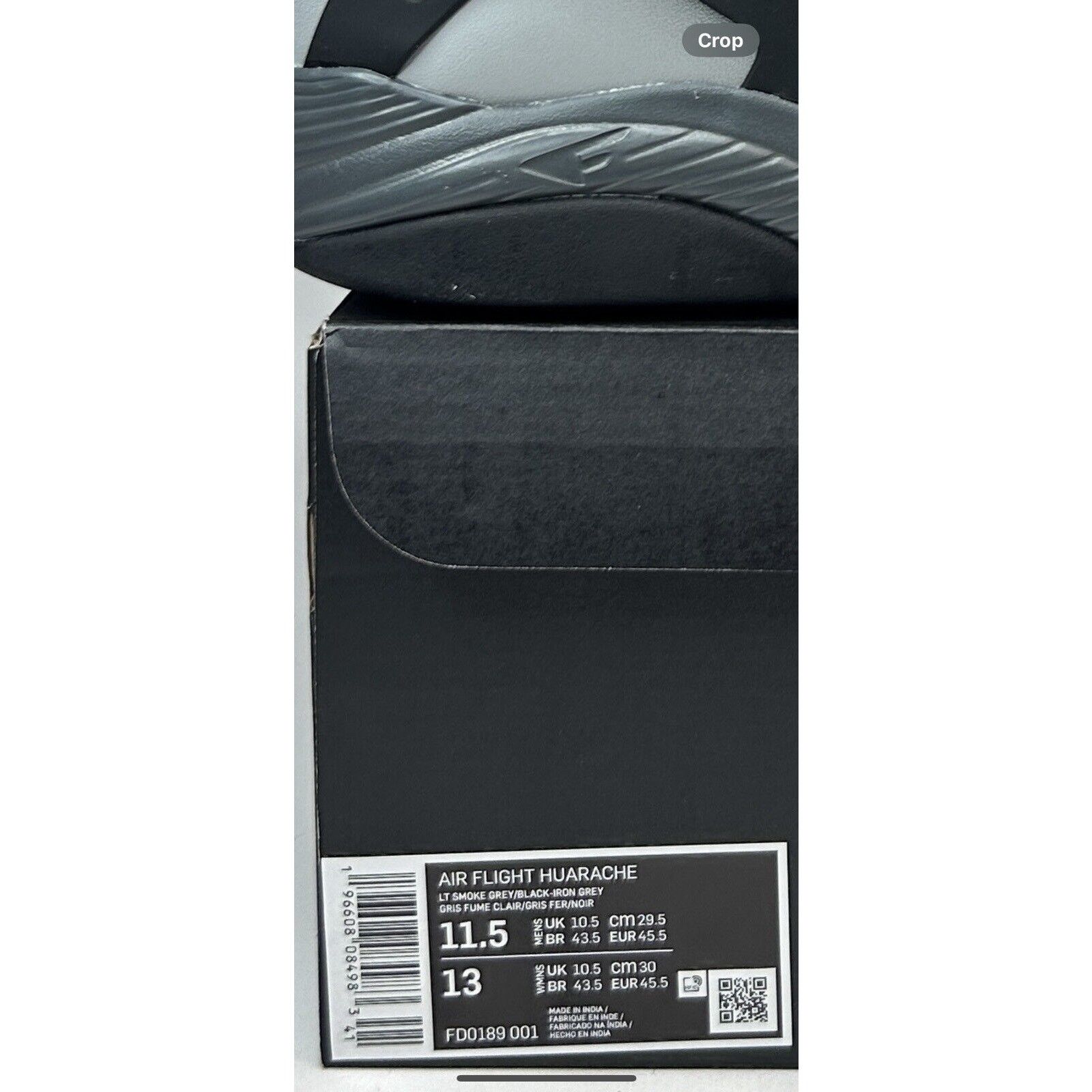Nike Nike Air Flight Huarache Hoop Pack “Bordeaux Grey” 2023 Size US 11.5 / EU 44-45 - 5 Thumbnail