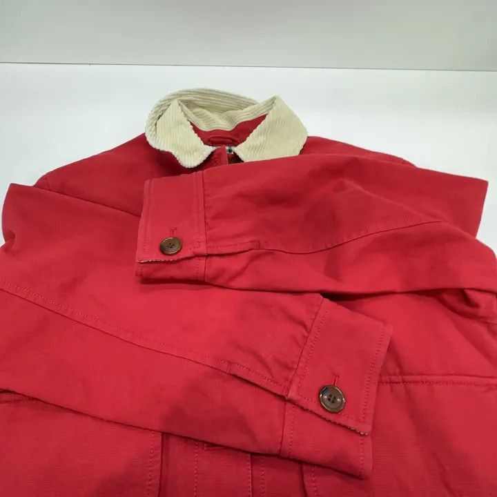 Kenzo Kenzo Logo Button Long Sleeve Jacket in Cherry Red -2507 Size S / US 4 / IT 40 - 5 Thumbnail