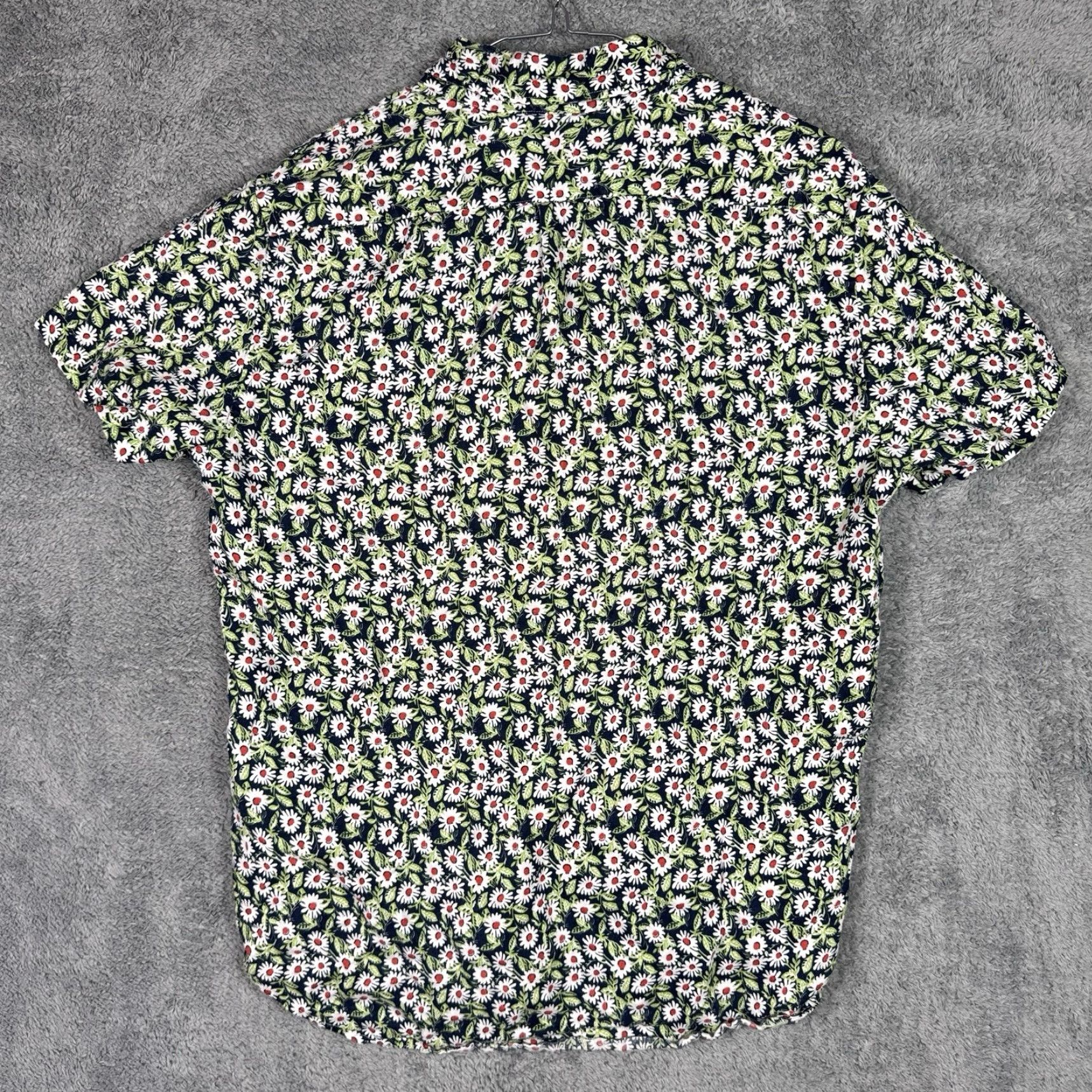 J.Crew J.CREW Linen Shirt Mens M Floral Print Button-Up Classic Fit Summer Casual Shirt Size US M / EU 48-50 / 2 - 6 Thumbnail