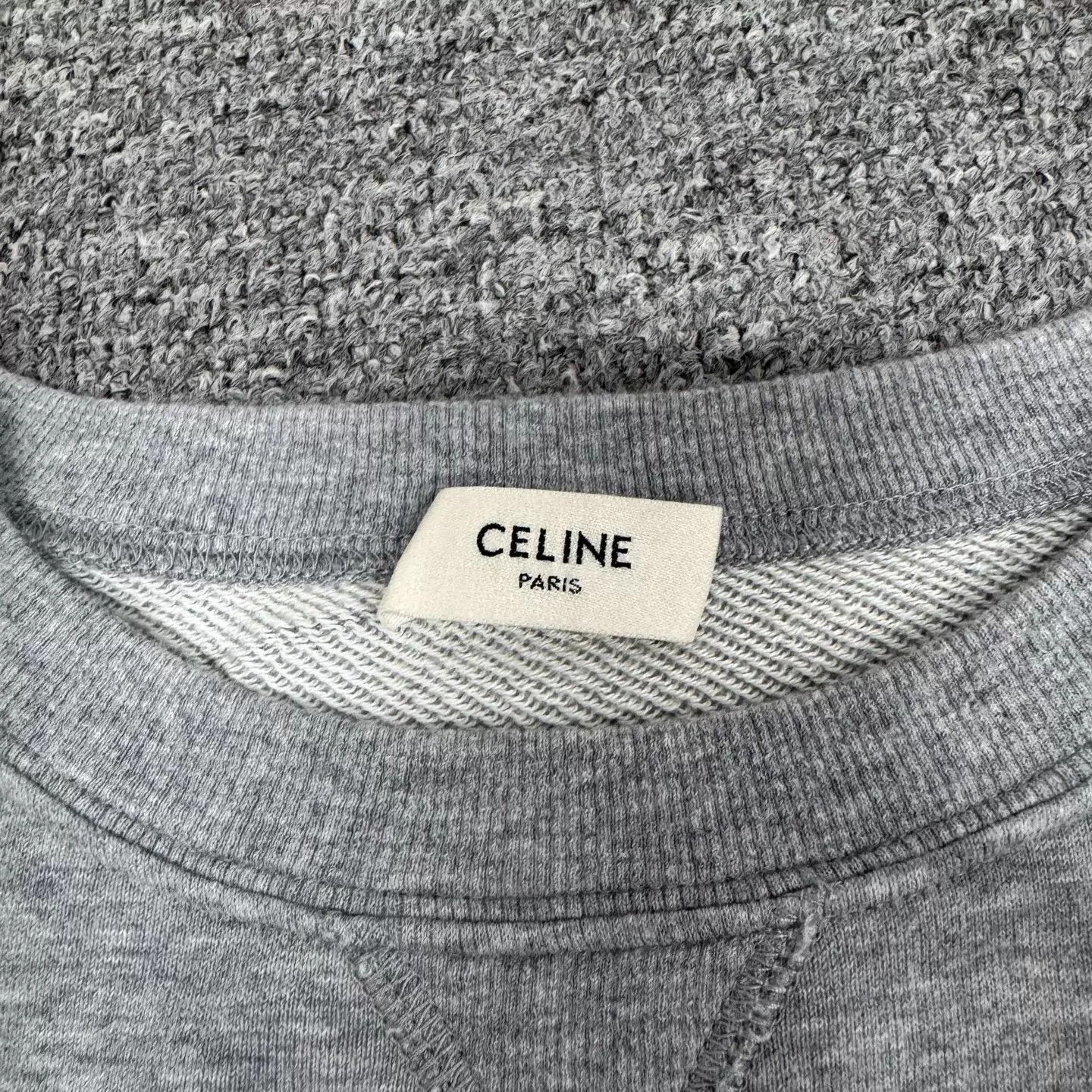 Celine Celine 16-Print Gray Short String Hoodie L Mint Size US L / EU 52-54 / 3 - 6 Thumbnail