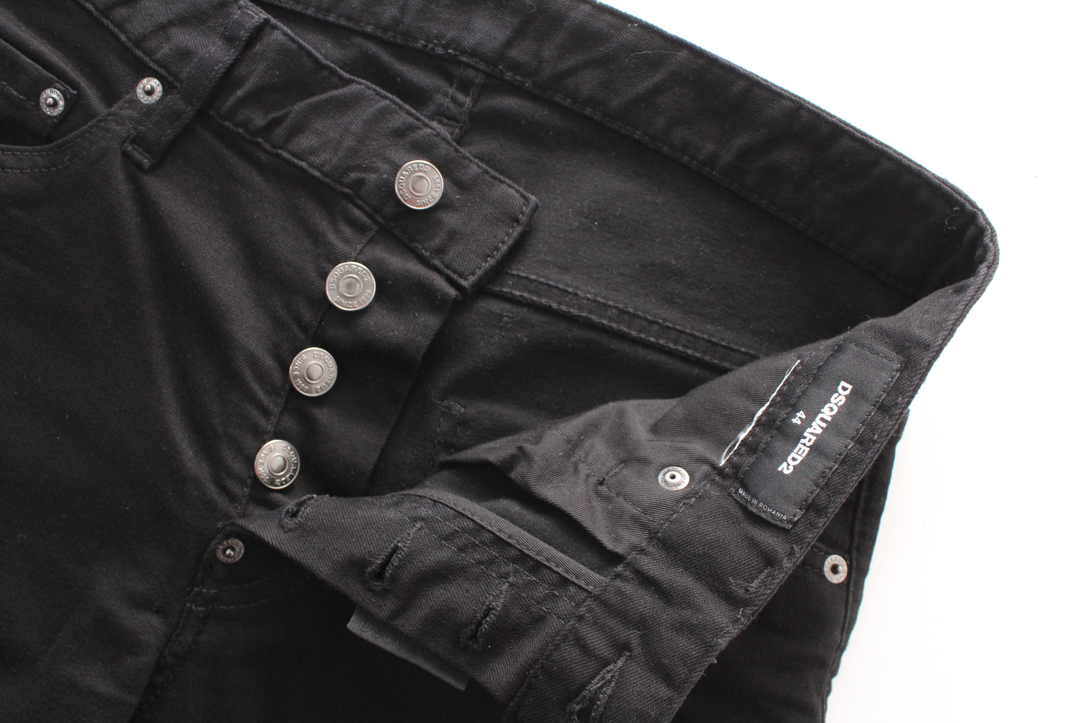 Dsquared2 DSQUARED2 Black Bull Edition Denim Jeans IT 44 Size US 28 / EU 44 - 8 Thumbnail