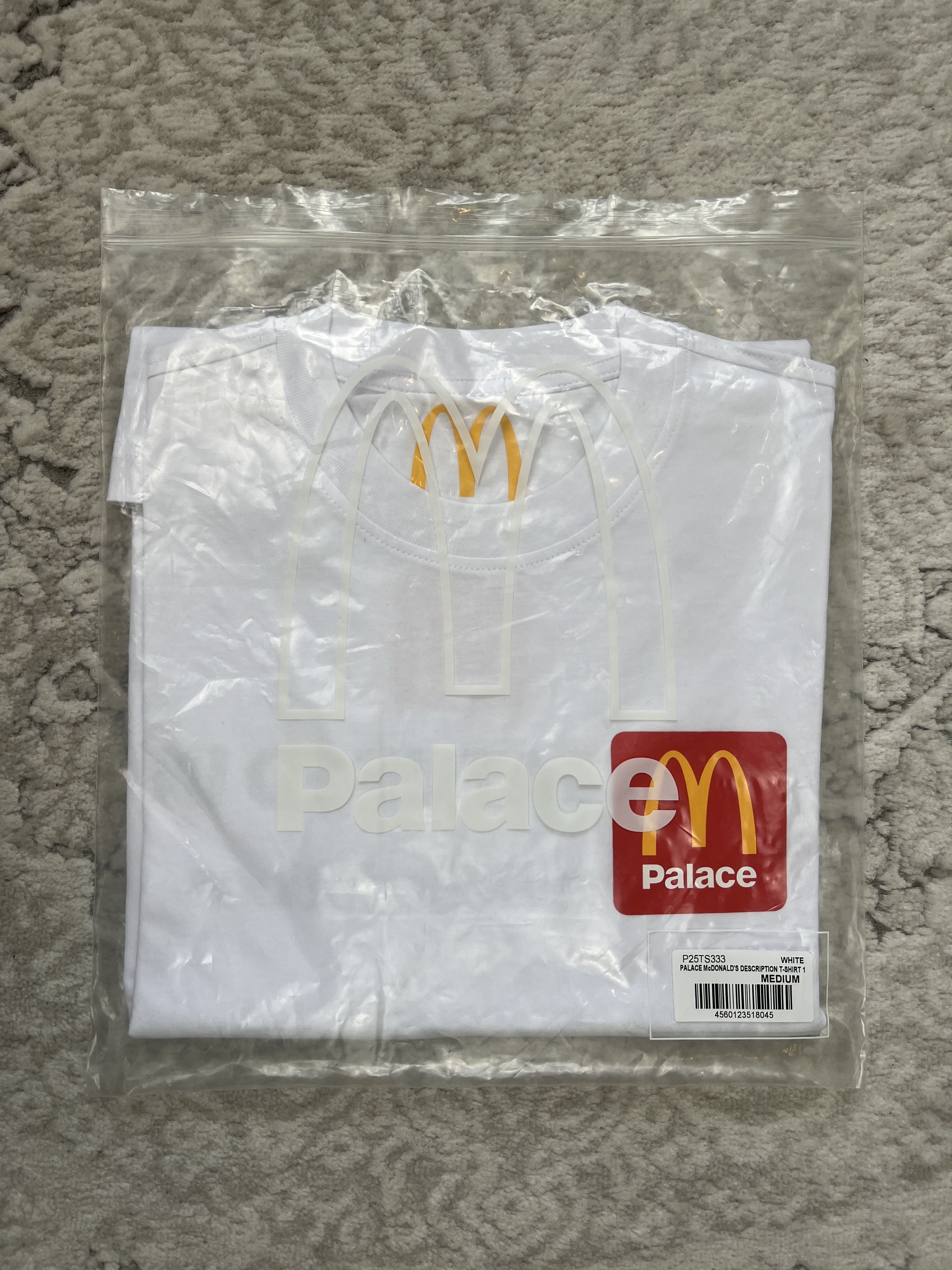 Palace Palace x McDonald’s Description T-Shirt White M Size US M / EU 48-50 / 2 - 2 Thumbnail