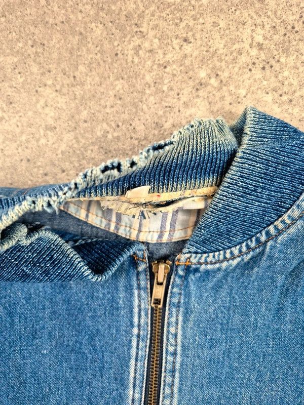 Emporio Armani Emporio Armani Mens Blue 80s Denim Bomber Jacket Size 48 Size US M / EU 48-50 / 2 - 3 Thumbnail