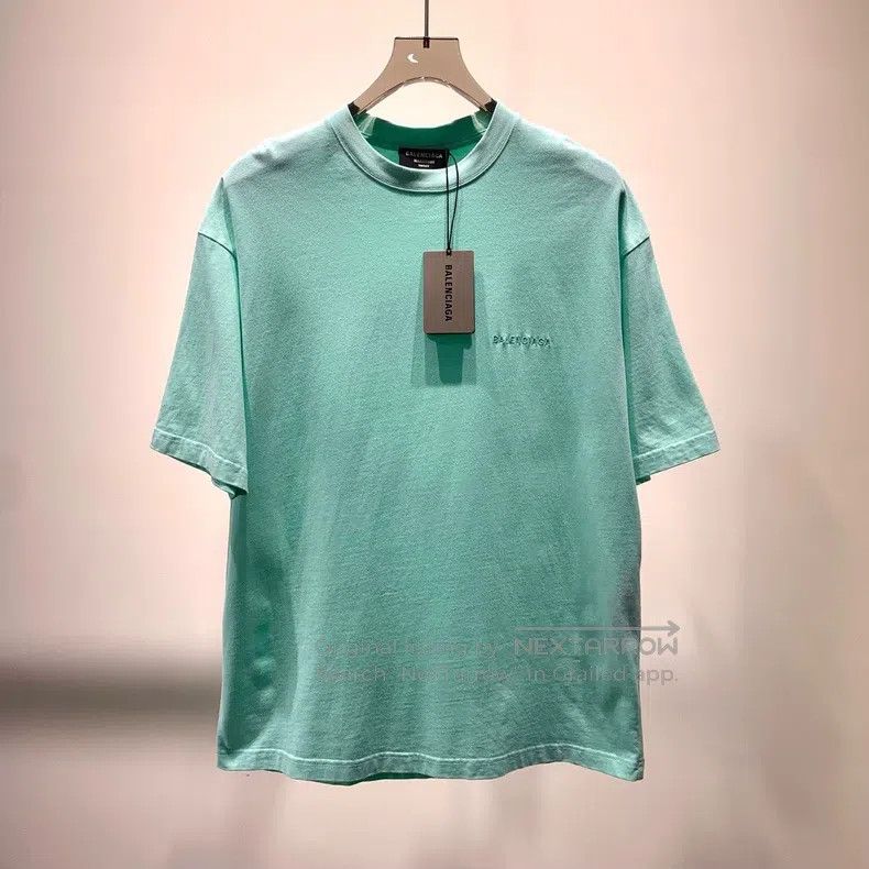 Balenciaga Balenciaga Mint Green Short-Sleeve Size US XS / EU 42 / 0 - 1 Thumbnail