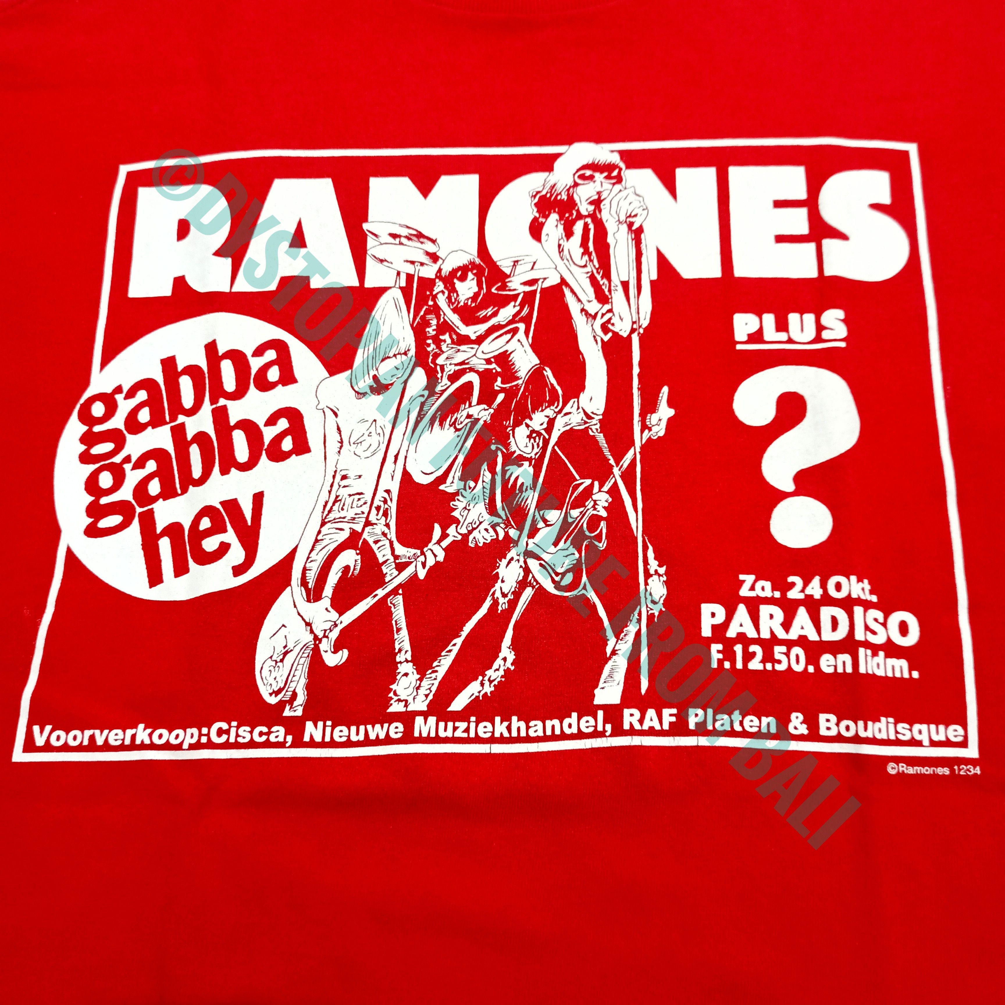 Band Tees Vintage Ramones - Gabba Gabba Hey Paradiso Amsterdam T-shirt Size US M / EU 48-50 / 2 - 3 Thumbnail