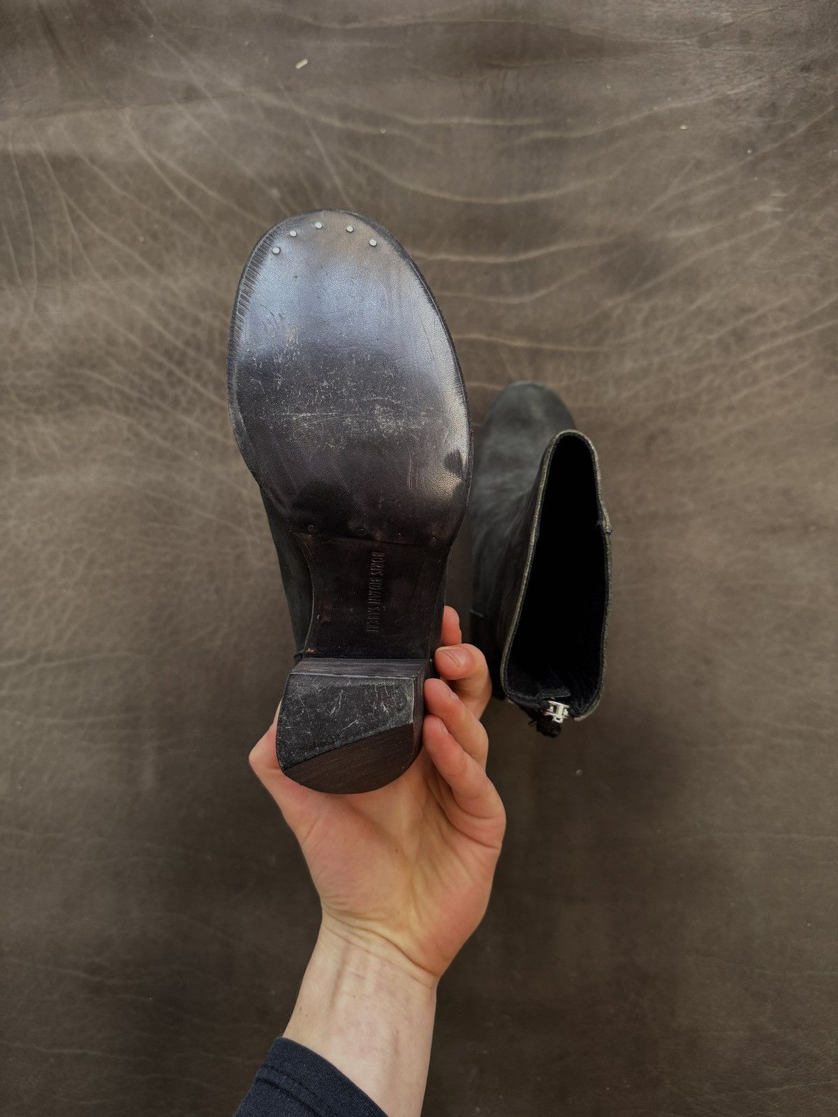 Boris Bidjan Saberi Boris Bidjan Saberi Horse leather heels Size US 7 / IT 37 - 4 Thumbnail
