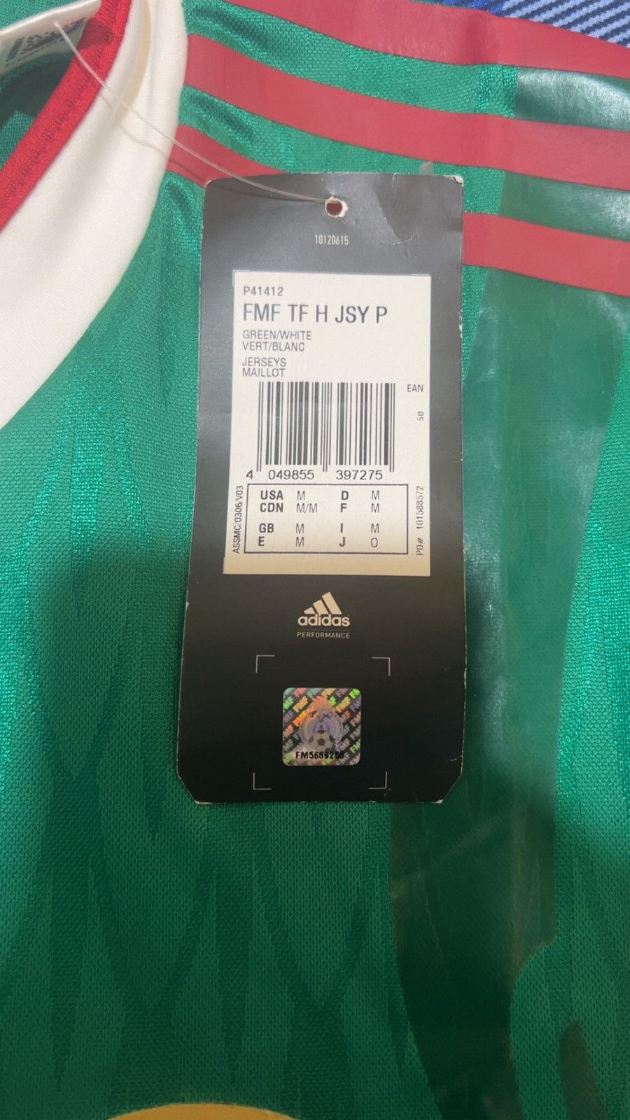 Adidas Mexico 2010 World Cup Tech Fit Soccer Jersey Size US M / EU 48-50 / 2 - 5 Thumbnail