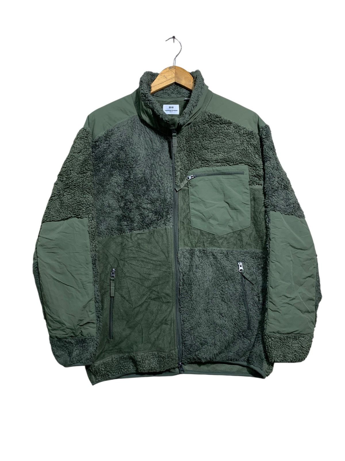 Engineered Garments × Uniqlo 🔥UNIQLO X E.GARMENTS F/W19 SPLIT FLEECE JACKET Size US L / EU 52-54 / 3 - 1 Thumbnail