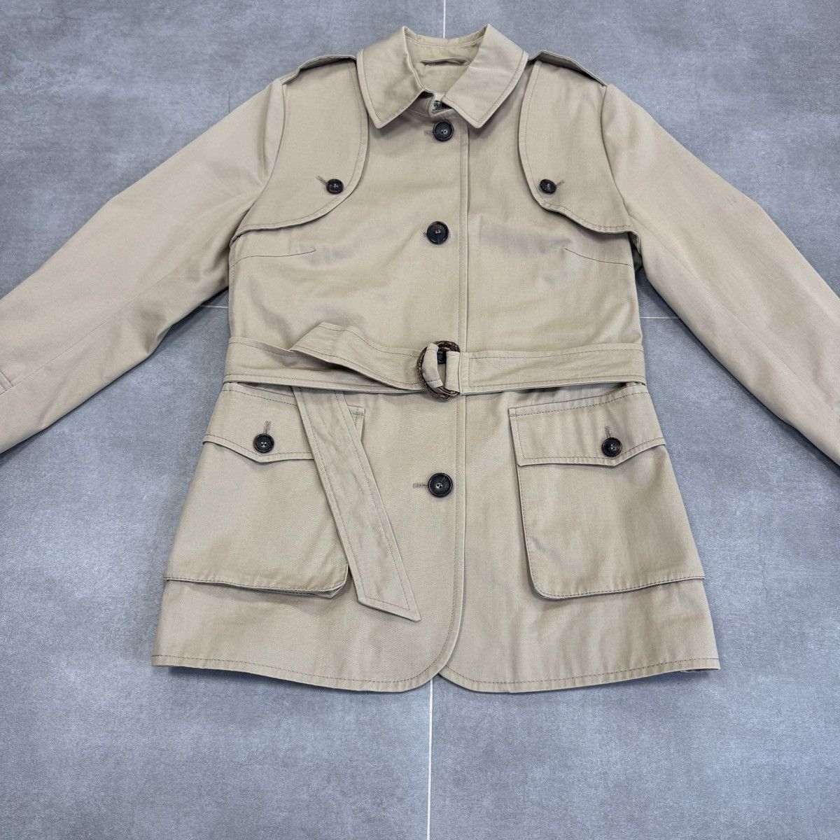 Burberry Burberry London Women Nova Check Trench Coat Jacket Size 40 Size S / US 4 / IT 40 - 5 Thumbnail