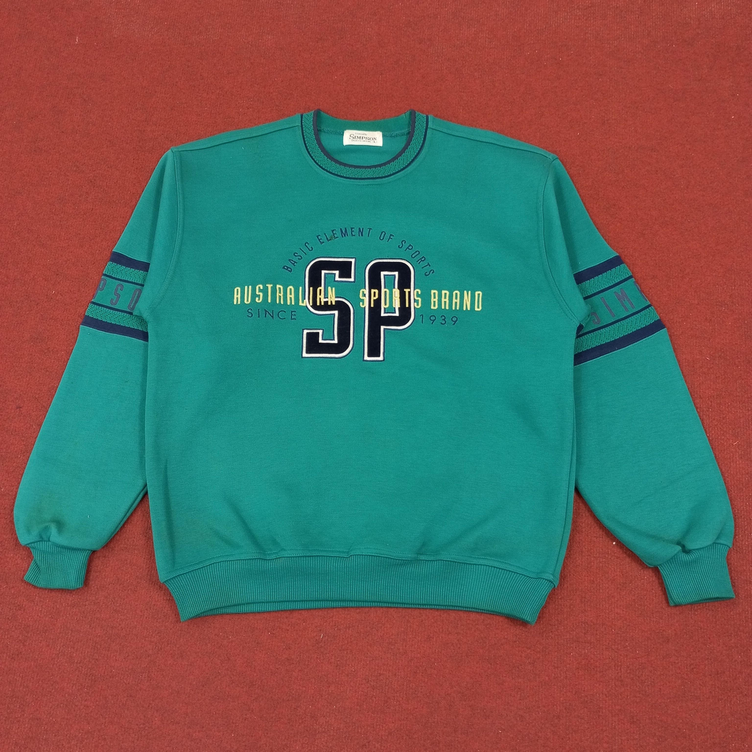Vintage Simpson Australian Streetwear Style Sweatshirt Size US M / EU 48-50 / 2 - 1 Thumbnail