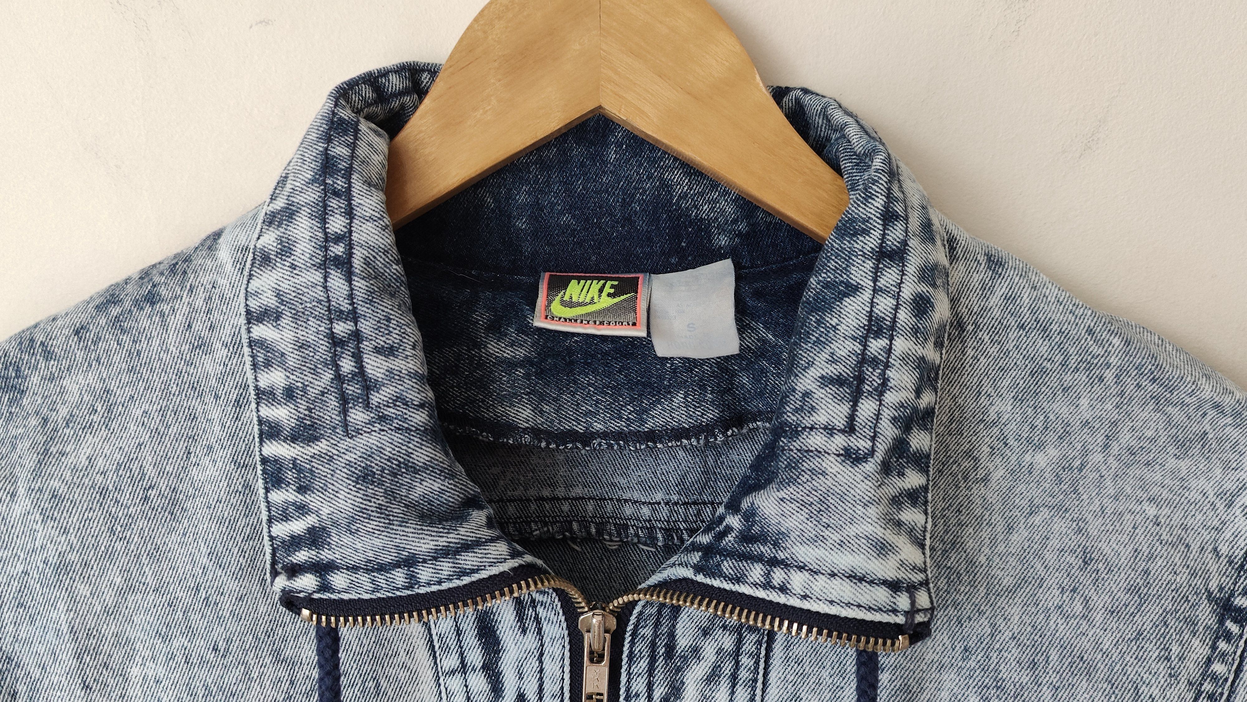 Nike RARE Nike Challenge Court Andre Agassi Vintage Denim Jacket Size US S / EU 44-46 / 1 - 3 Thumbnail
