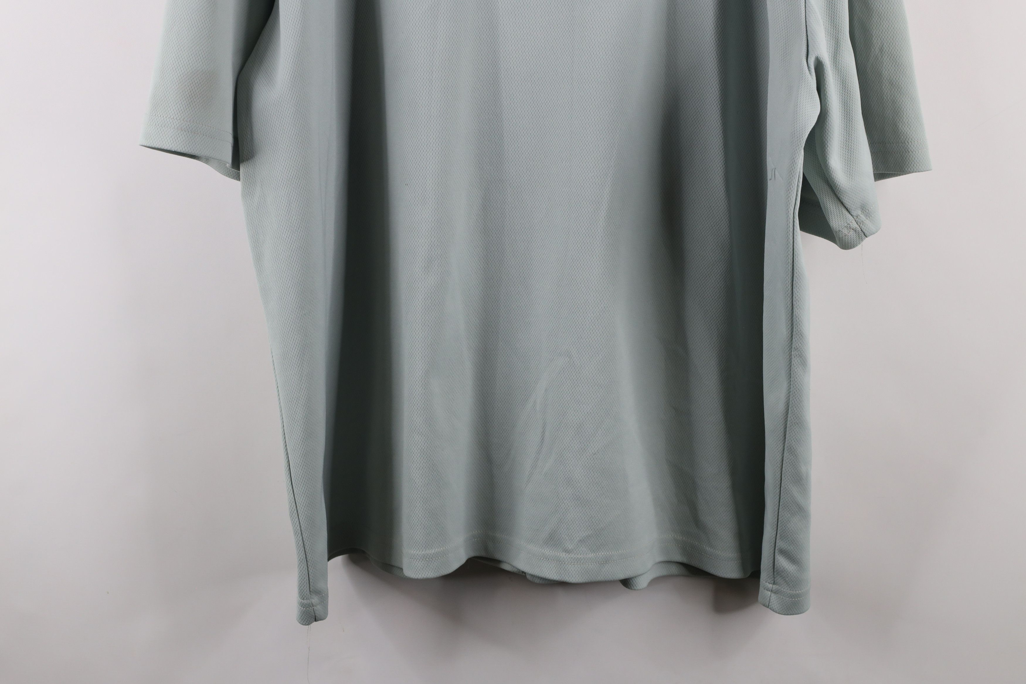 Vintage Vintage 90s Short Sleeve Bowling Button Shirt Gray USA Size US XL / EU 56 / 4 - 14 Thumbnail