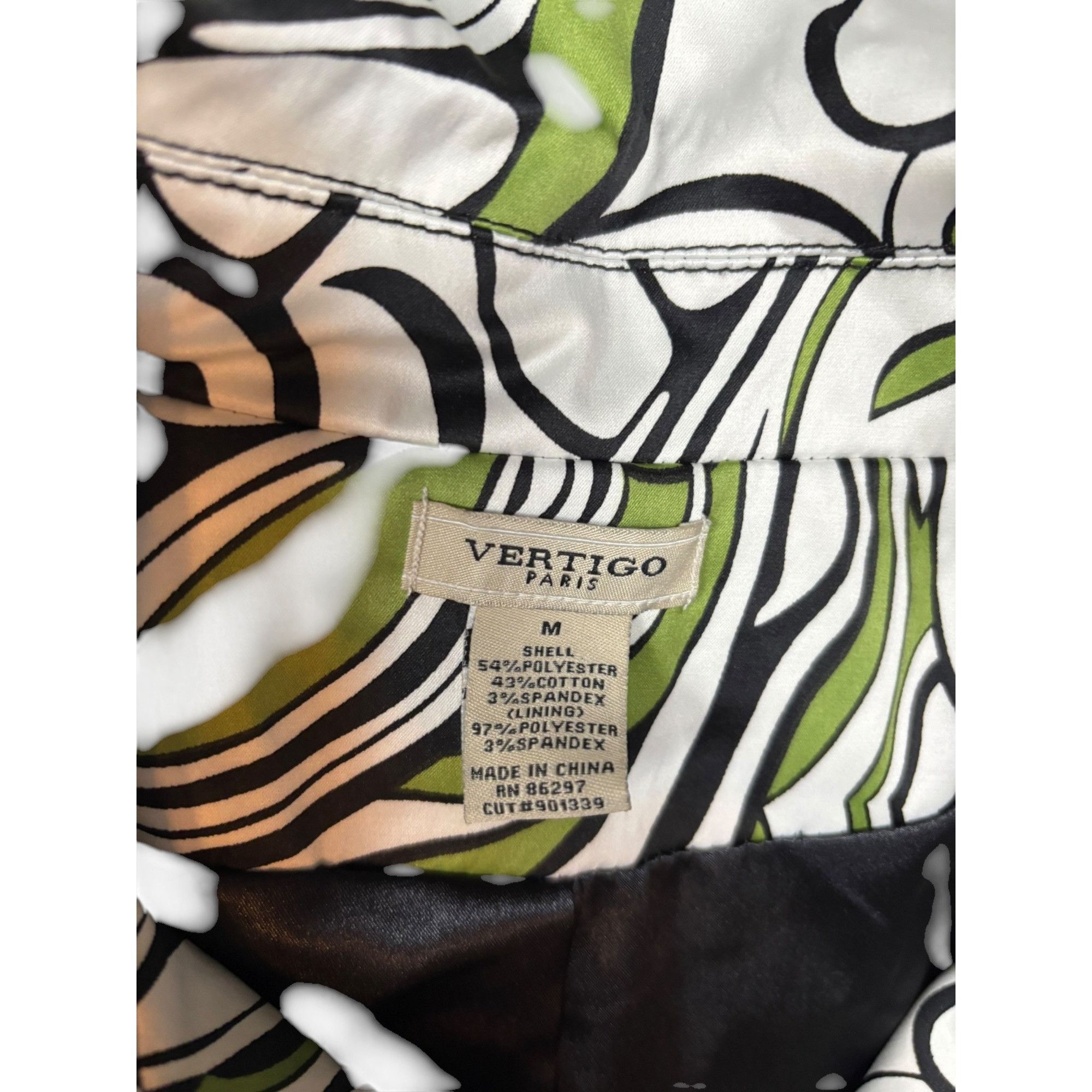 Other vertigo Womens Abstract Print Cropped Jacket With Large Butt Size S / US 4 / IT 40 - 5 Thumbnail