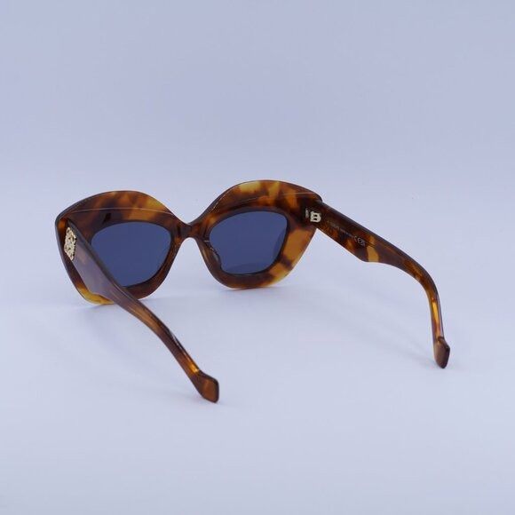 Loewe Loewe LW40127I 53V Sunglasses Blonde Havana Cat Eye Frame Size ONE SIZE - 4 Thumbnail