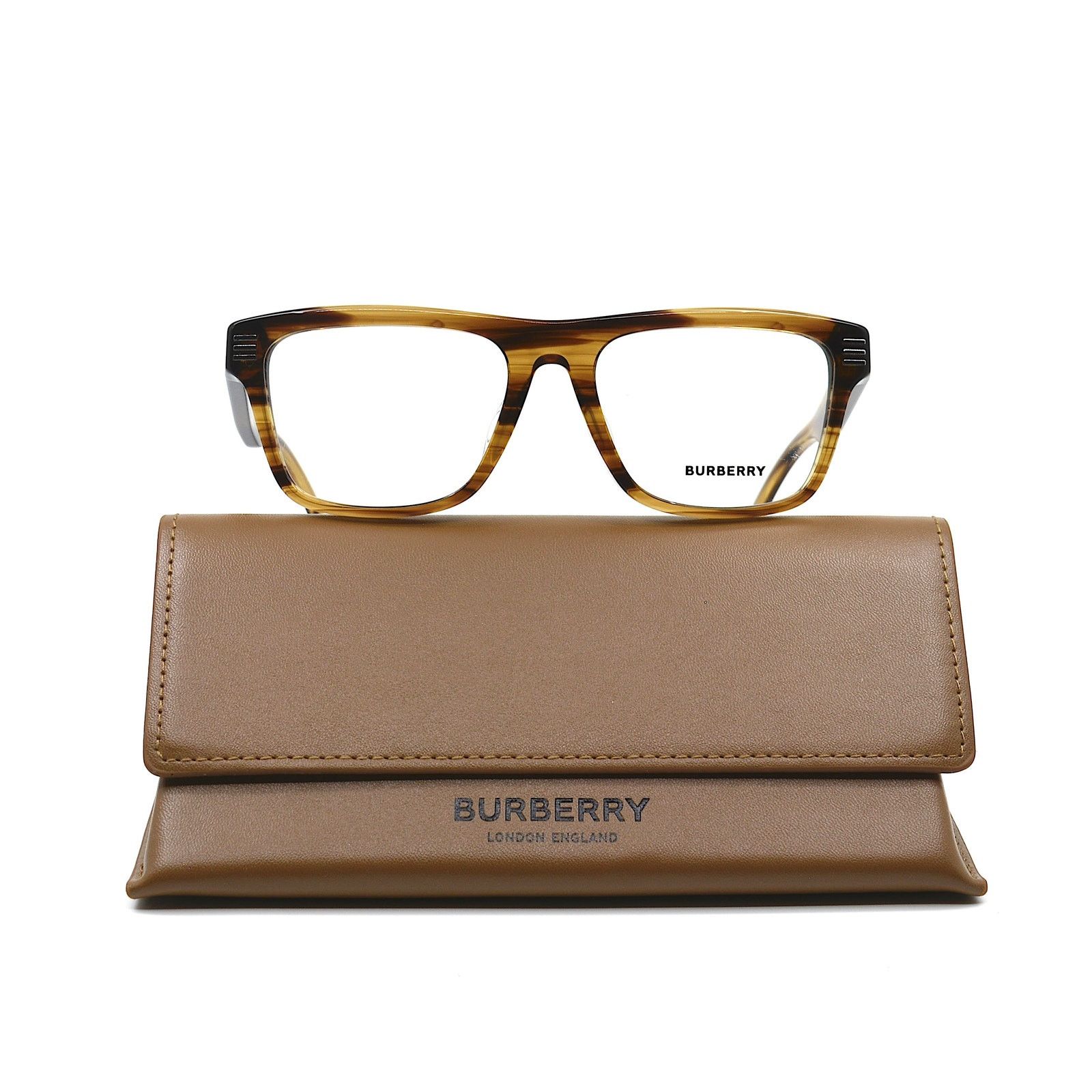 Burberry NEW BURBERRY BE2387F 4095 BROWN HAVANA MEN EYEGLASSES FRAME Size ONE SIZE - 6 Thumbnail