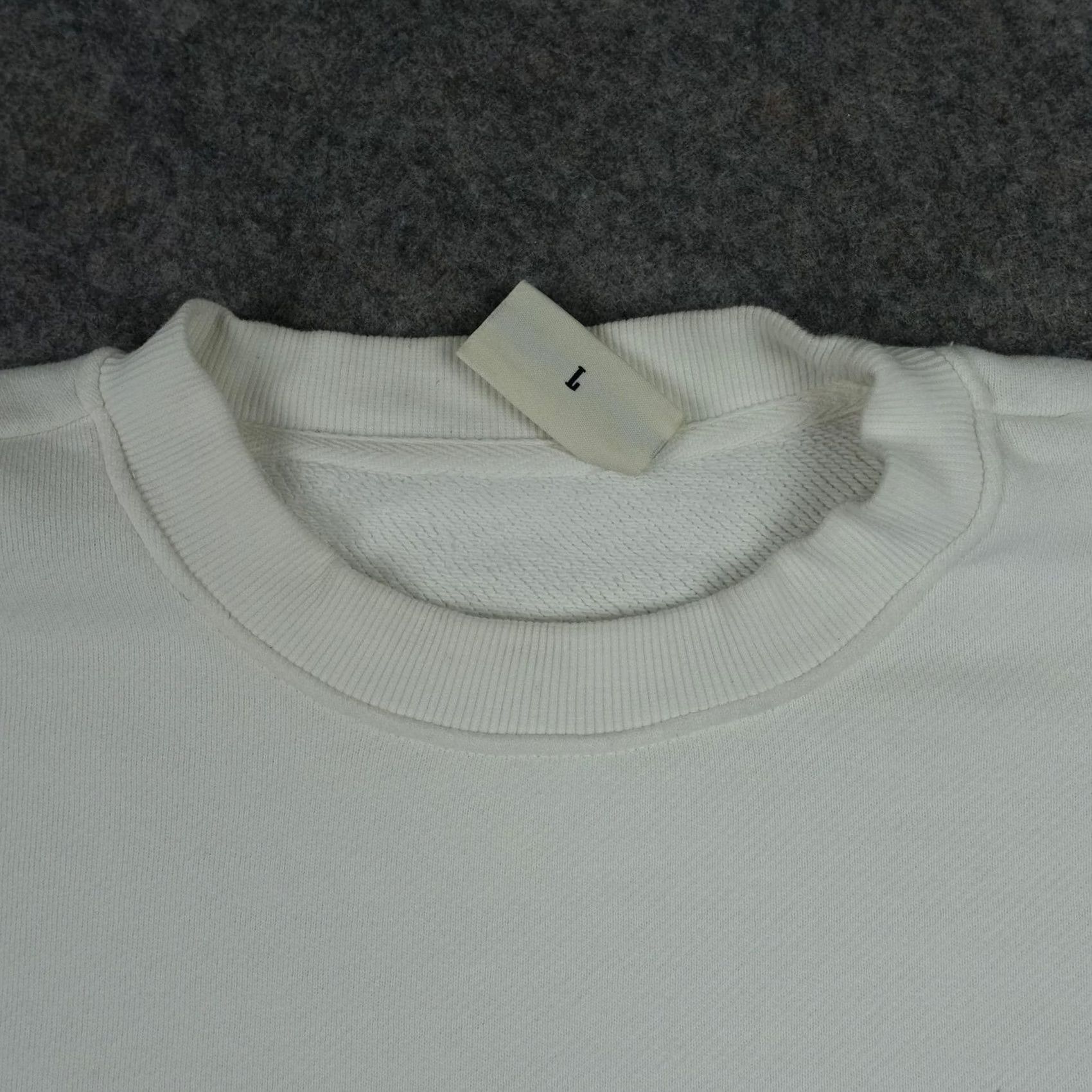 Elwood Elwood Sweatshirt Mens L White Organic Cotton Fleece Crewneck Pullover Thick Size US L / EU 52-54 / 3 - 2 Thumbnail