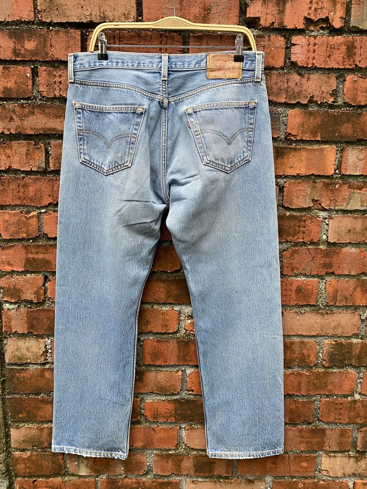 Levi's × Levi's Vintage Clothing × Vintage W35x29 Vintage levi's 501xx made in USA faded Size US 35 - 2 Thumbnail
