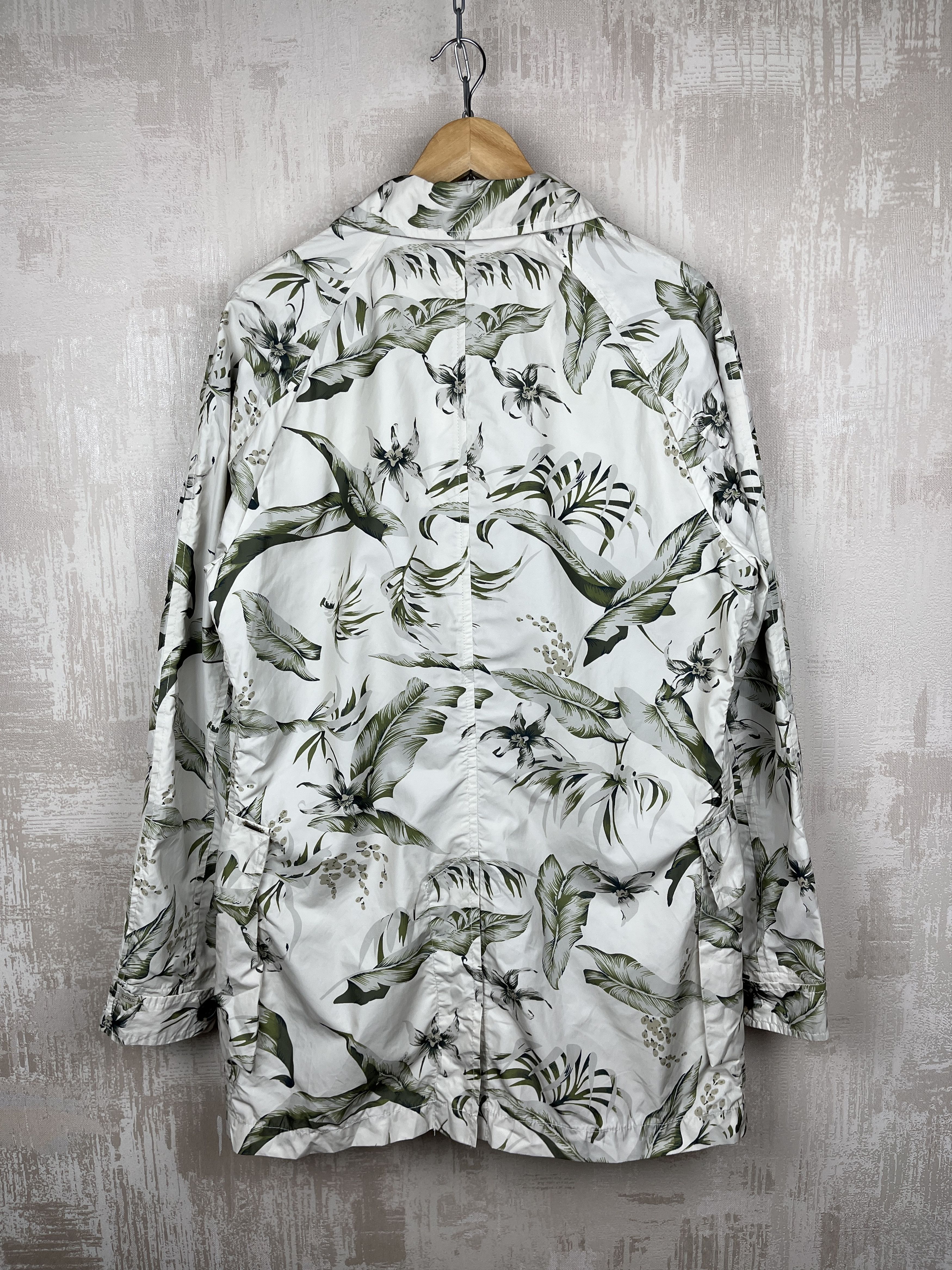 Scotch & Soda SCOTCH & SODA Tropic Pattern Lightweight Long Jacket Size US L / EU 52-54 / 3 - 18 Thumbnail